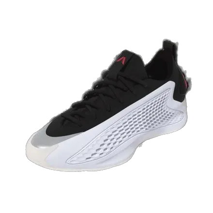 Adidas Chaussures Basses Anthony Edwards 1 pour Homme - Blanc / Noir de Base / Rouge Lucide