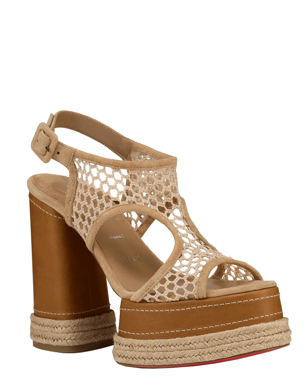 Sandale Espadrille Almeja Platform en Terre