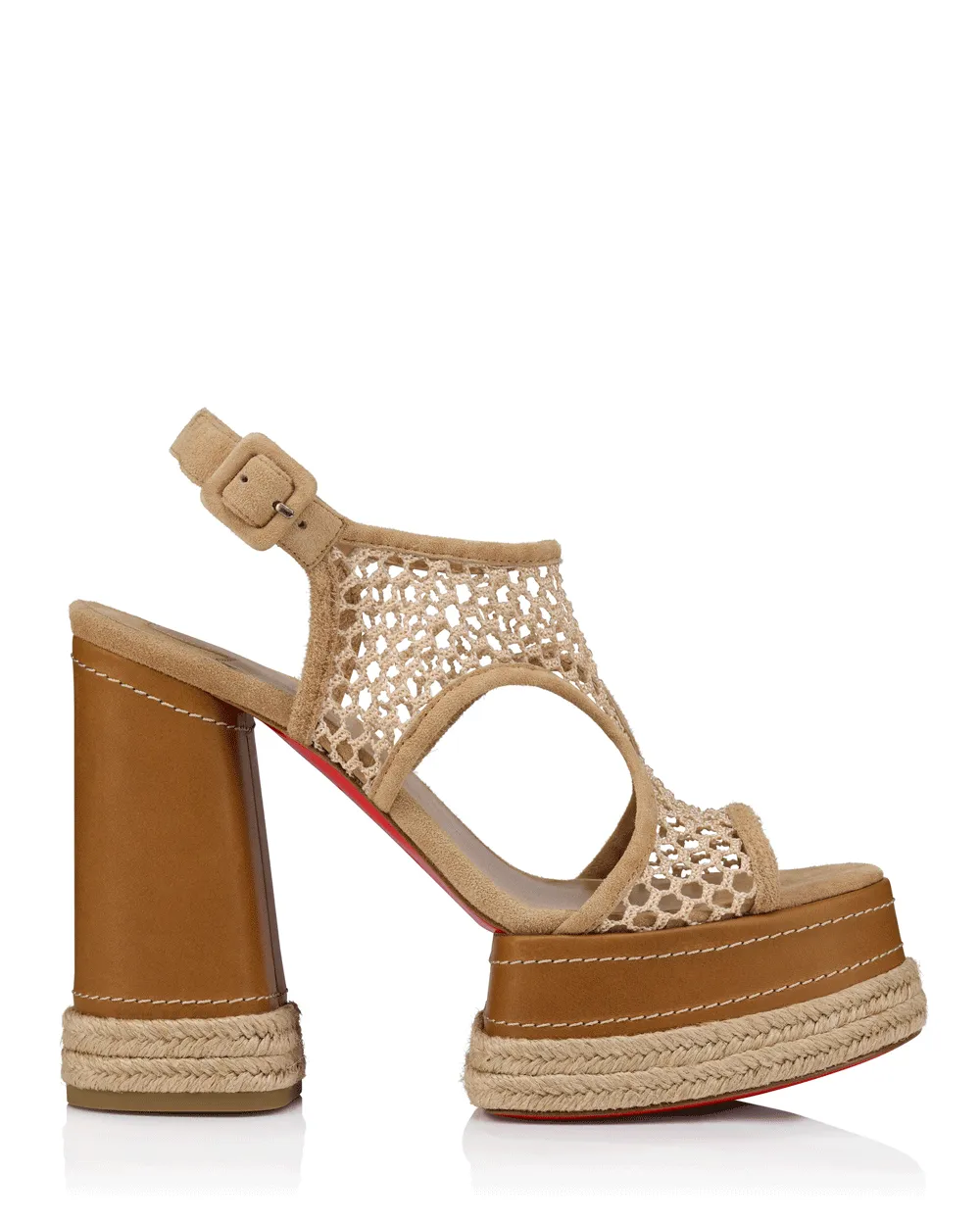 Sandale Espadrille Almeja Platform en Terre