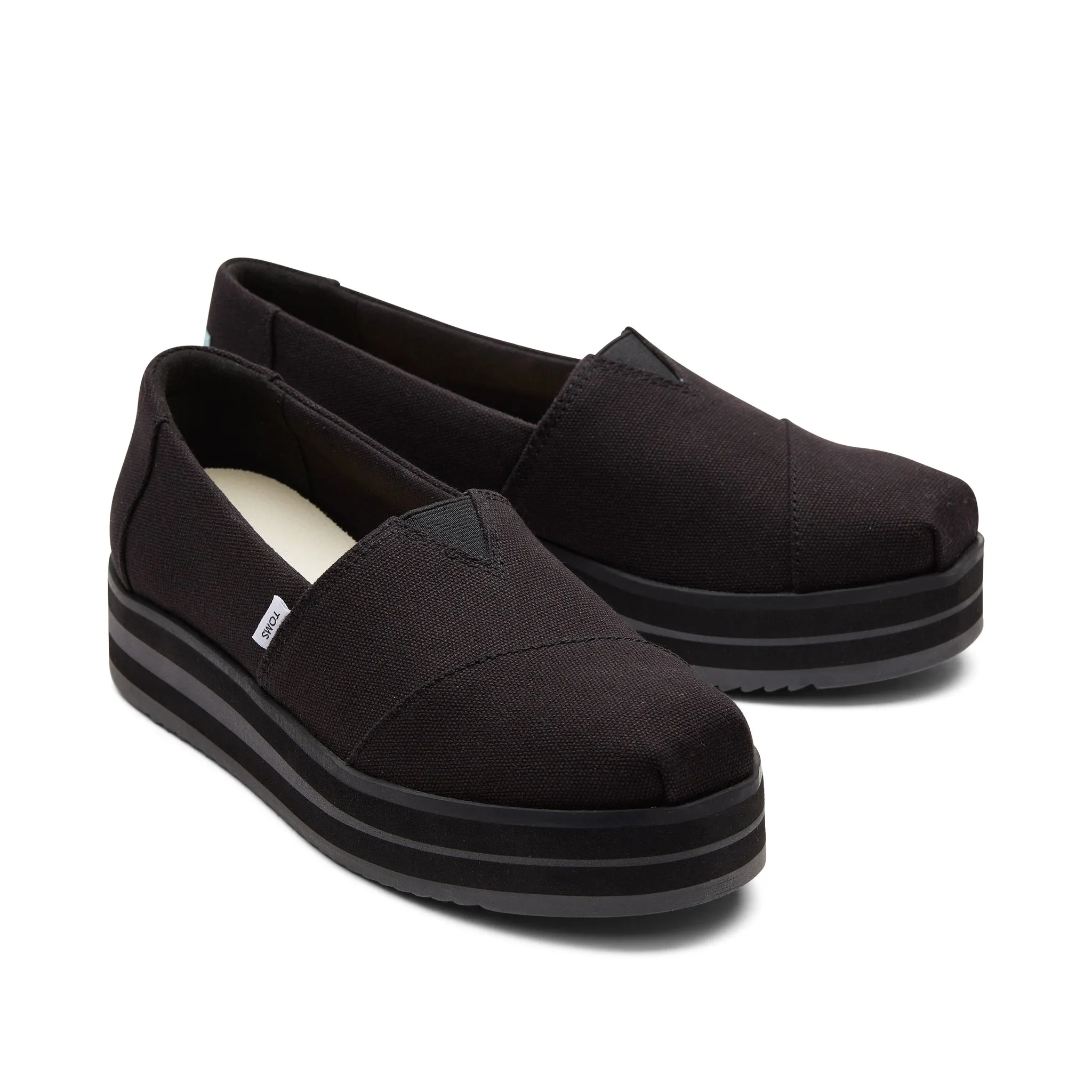 Alpargata Noir Modèle Midform Espadrille