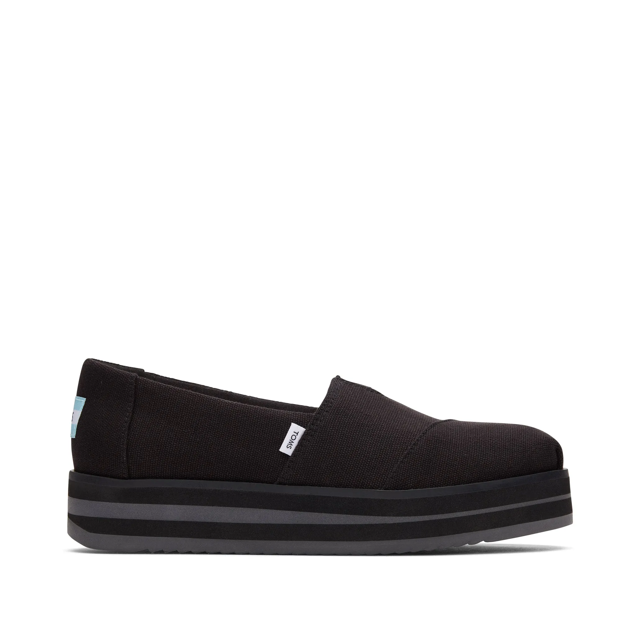 Alpargata Noir Modèle Midform Espadrille