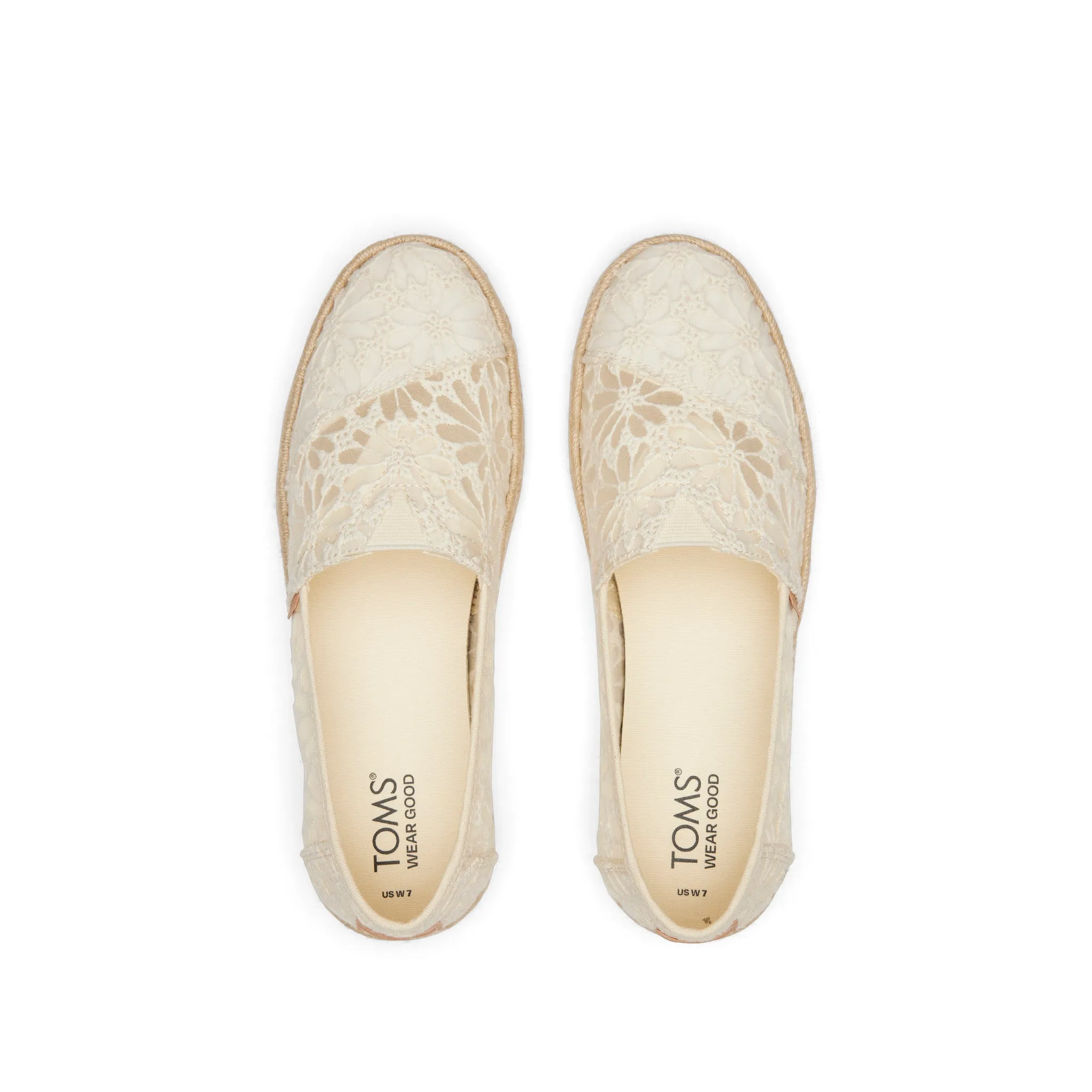 Alpargata Rope 2.0 Dentelle Florale Naturelle Espadrille