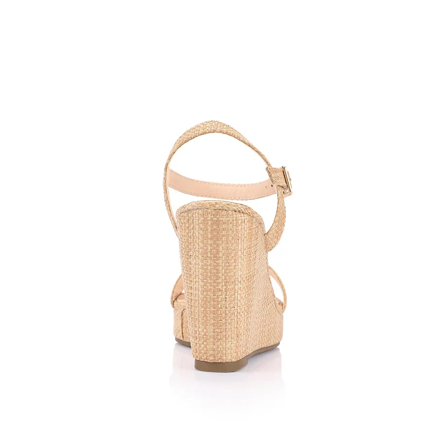 Amaya Rope Wedges - Raffia Naturel