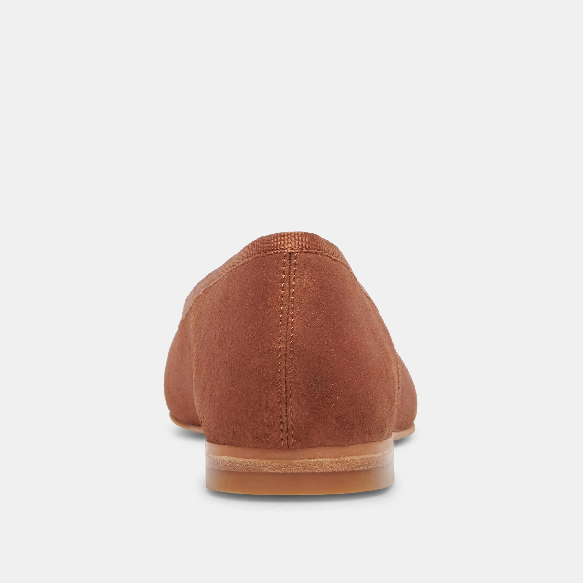 BALLERINES ANISA CUIR SUÉDÉ MÉTALLISÉ CUIVRÉ