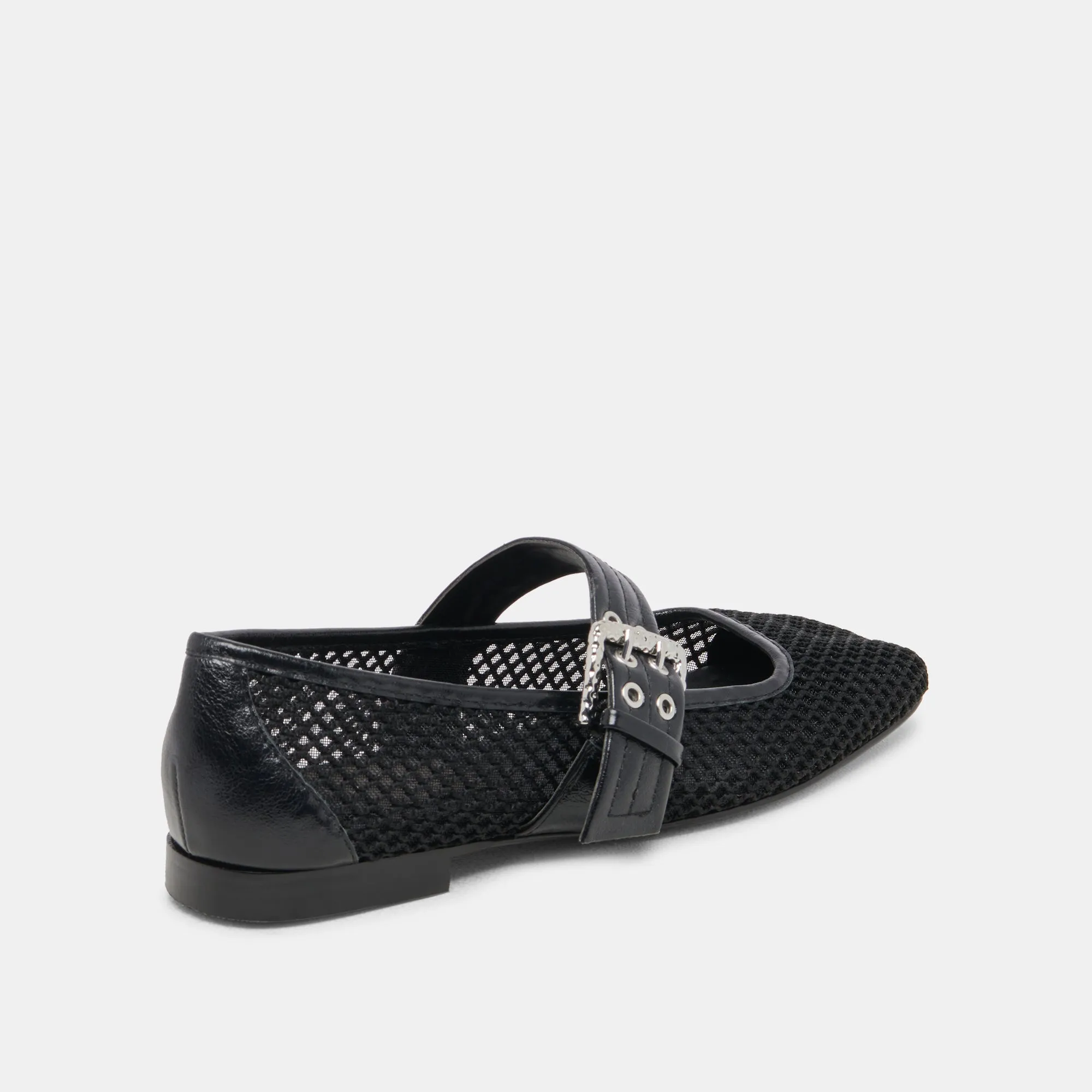 ARORA BALLET FLATS ONYX TISSÉ MAILLE