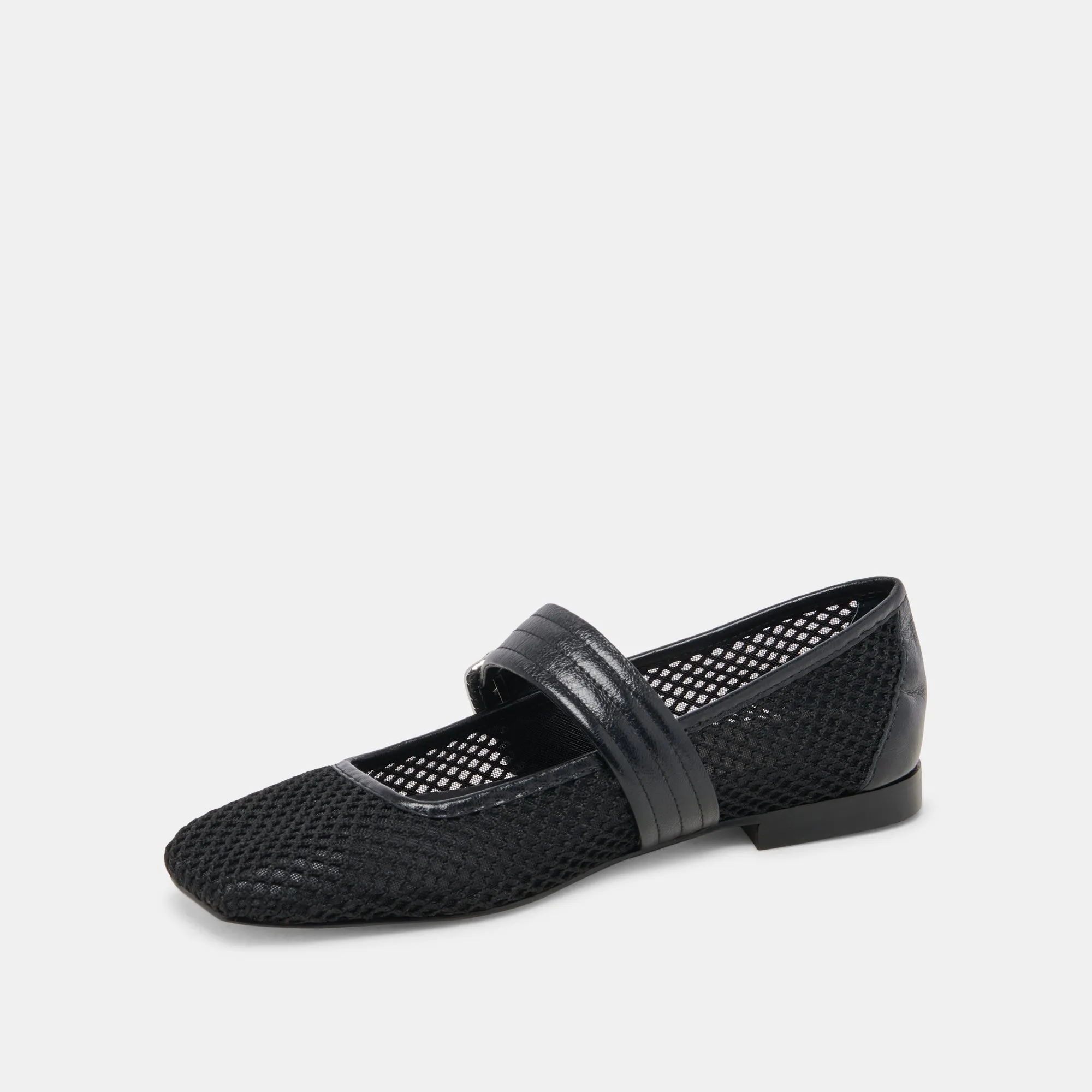 ARORA BALLET FLATS ONYX TISSÉ MAILLE
