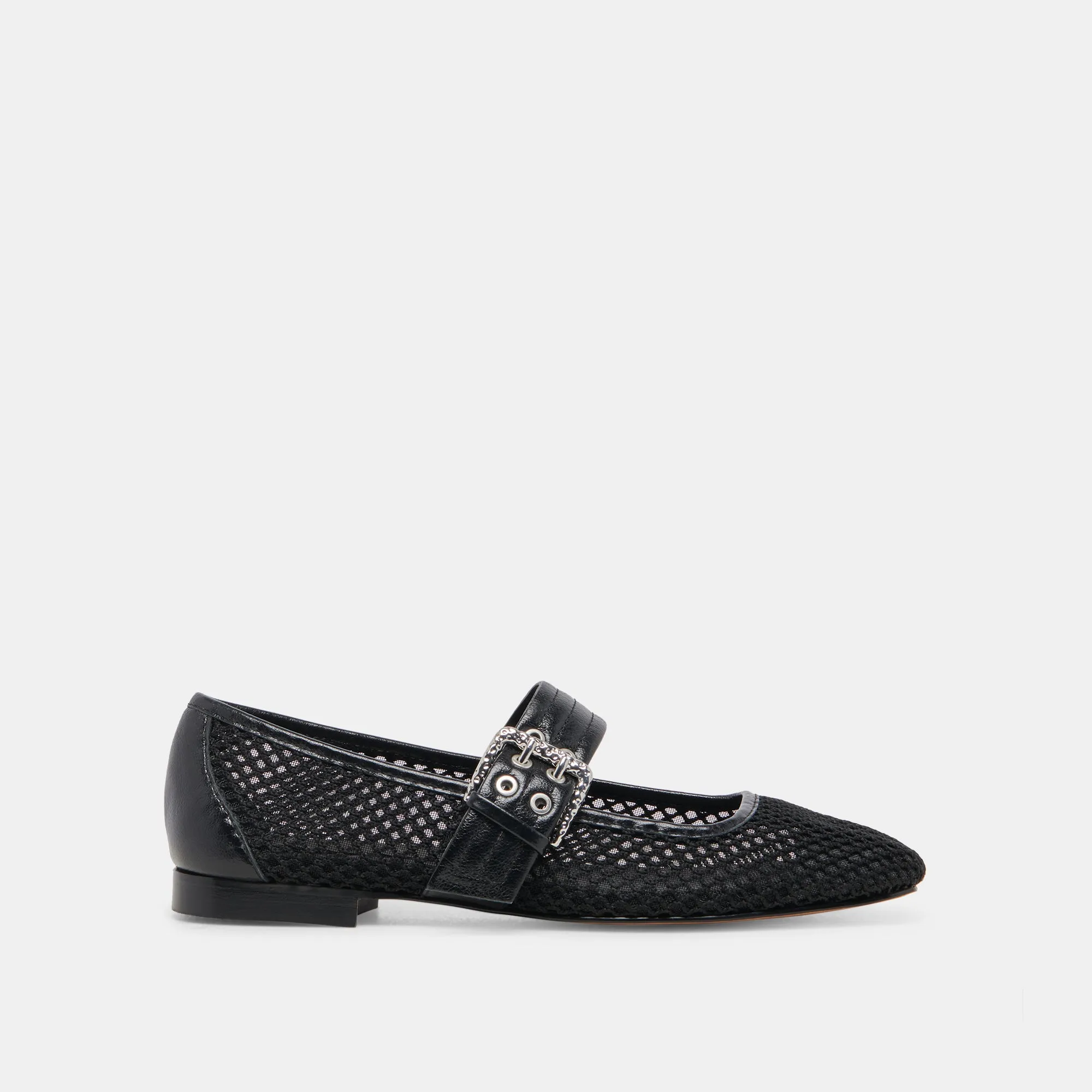ARORA BALLET FLATS ONYX TISSÉ MAILLE
