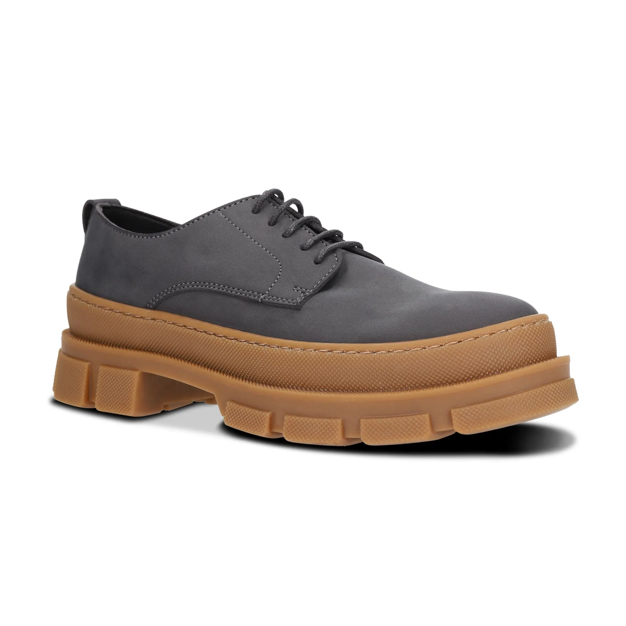 Chaussures Derby Chunky Vegan Unisexe Arum | Gris