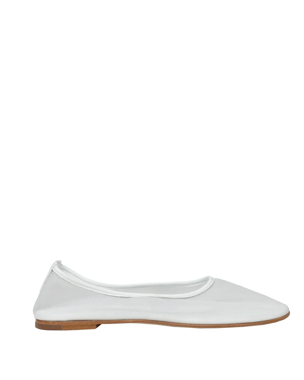 Ballerine Mesh Plate en Blanc