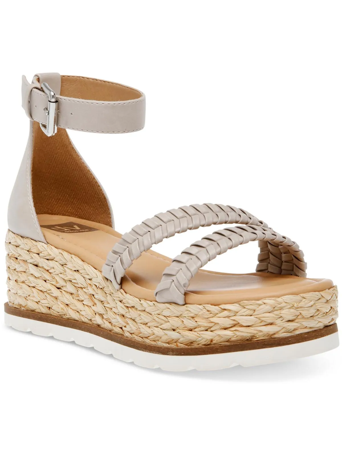 BANNON Escarpins Femme à Bride Cheville Semelle Compensée Espadrille ecco