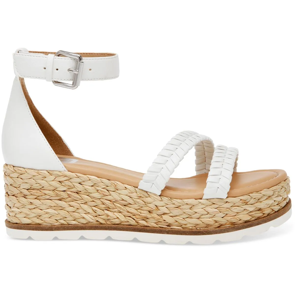 BANNON Escarpins Femme à Bride Cheville Semelle Compensée Espadrille ecco