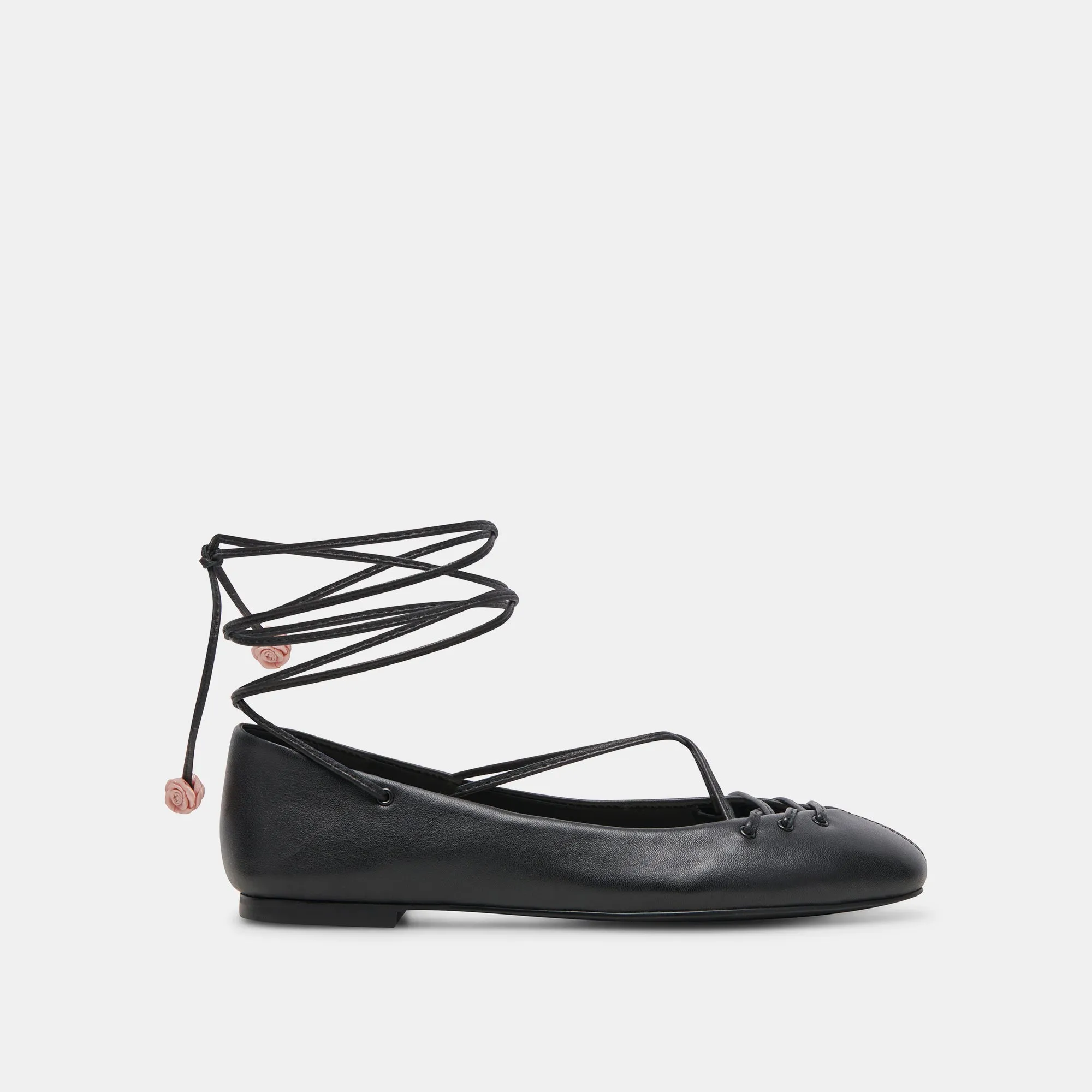 BEATE BALLET FLATS EN CUIR NOIR