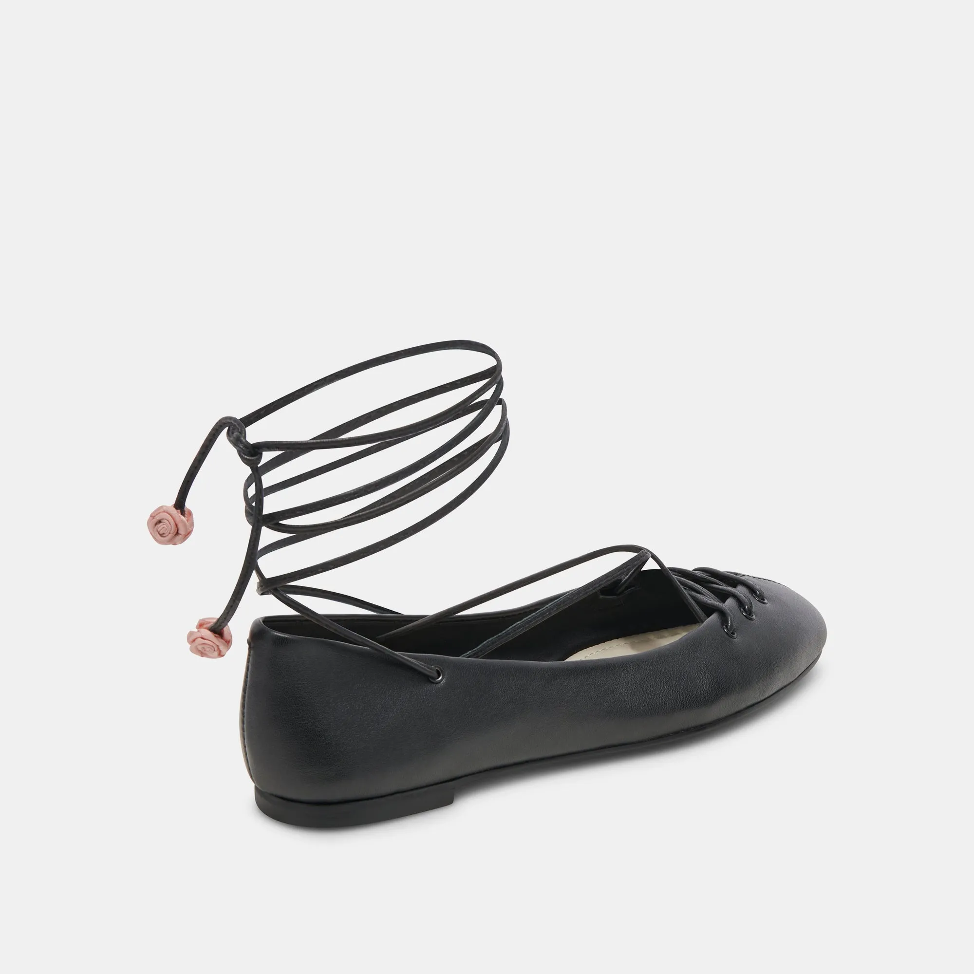 BEATE BALLET FLATS EN CUIR NOIR