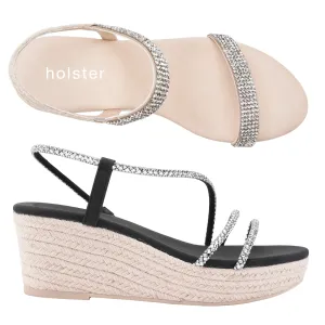 Lot Beauty Espadrille & Geneva Espadrille - Beige / Noir