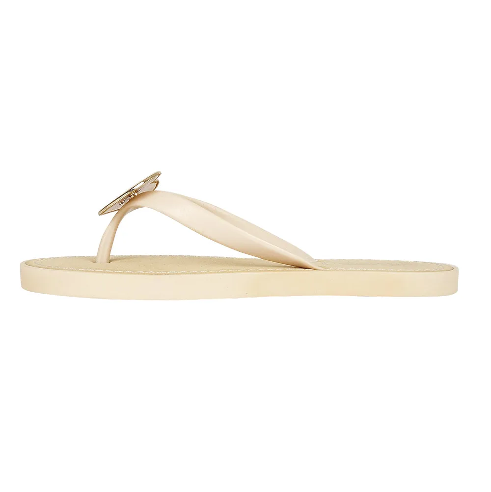 Chaussures plates beige