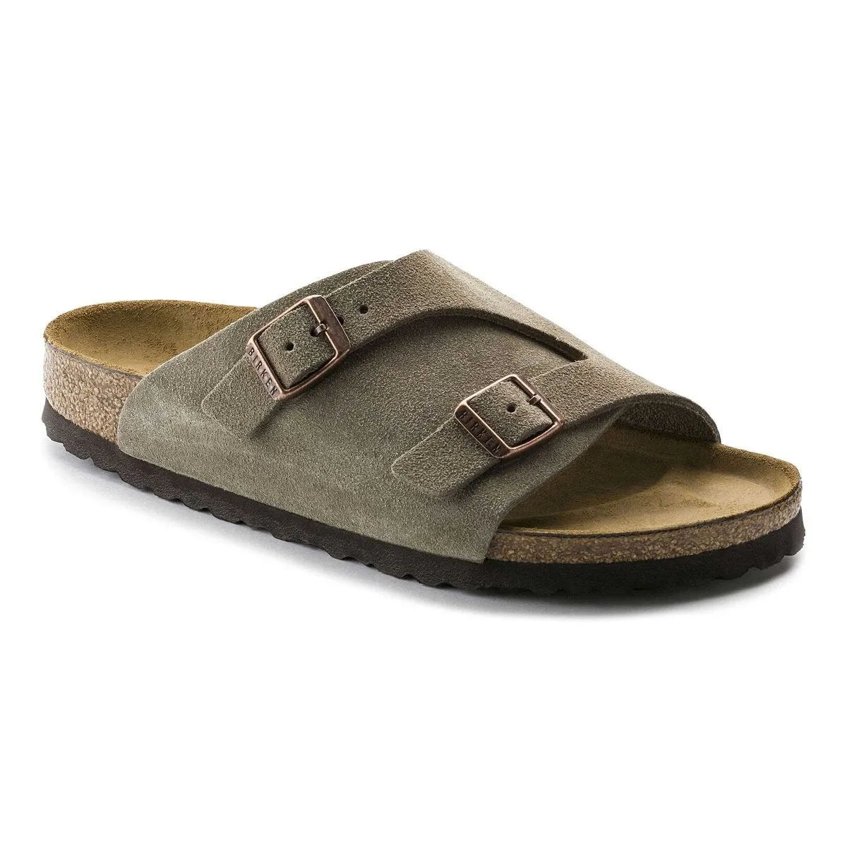Birkenstock Zurich pour Femme en Suède Taupe
