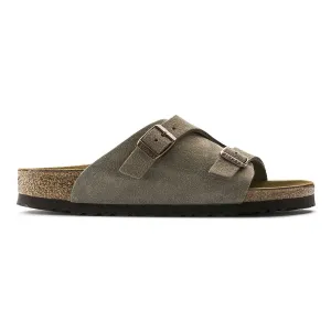 Birkenstock Zurich pour Femme en Suède Taupe