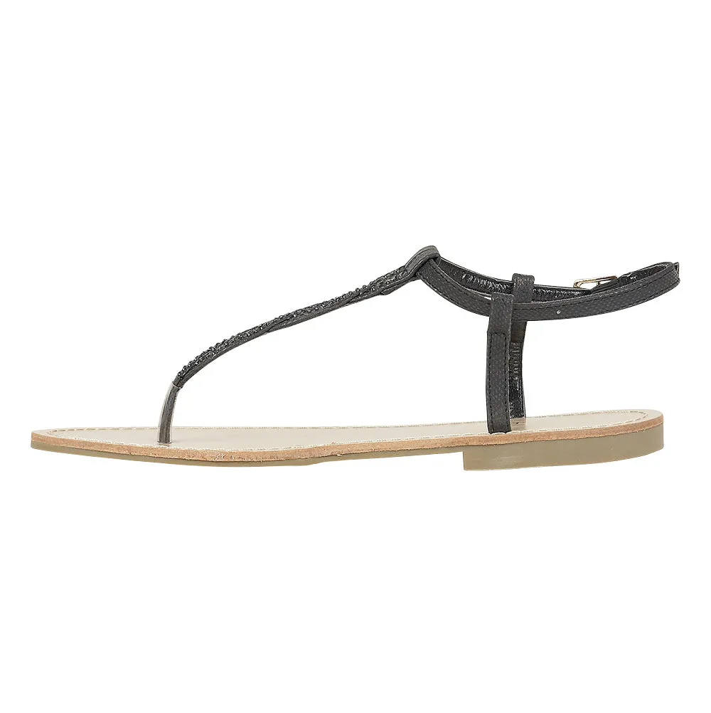 Chaussures plates noires