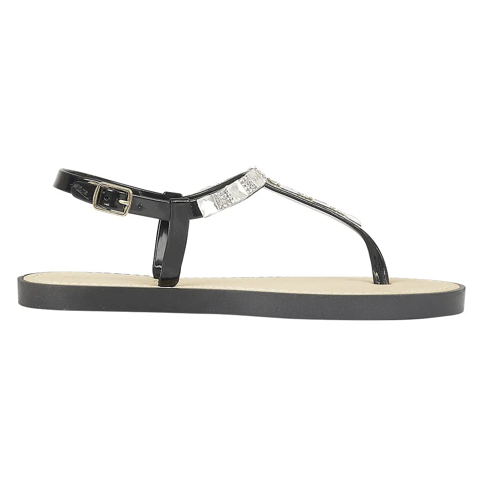 Chaussures plates noires