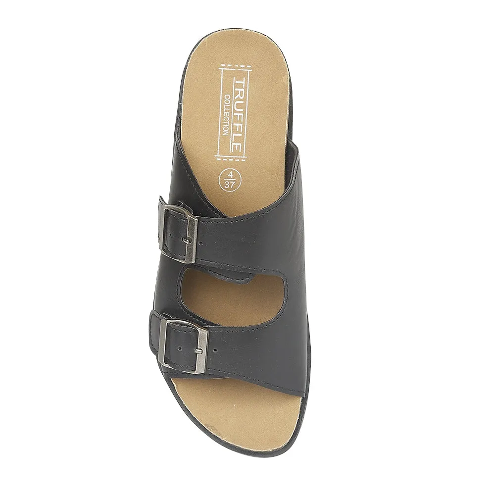 Chaussures plates noires