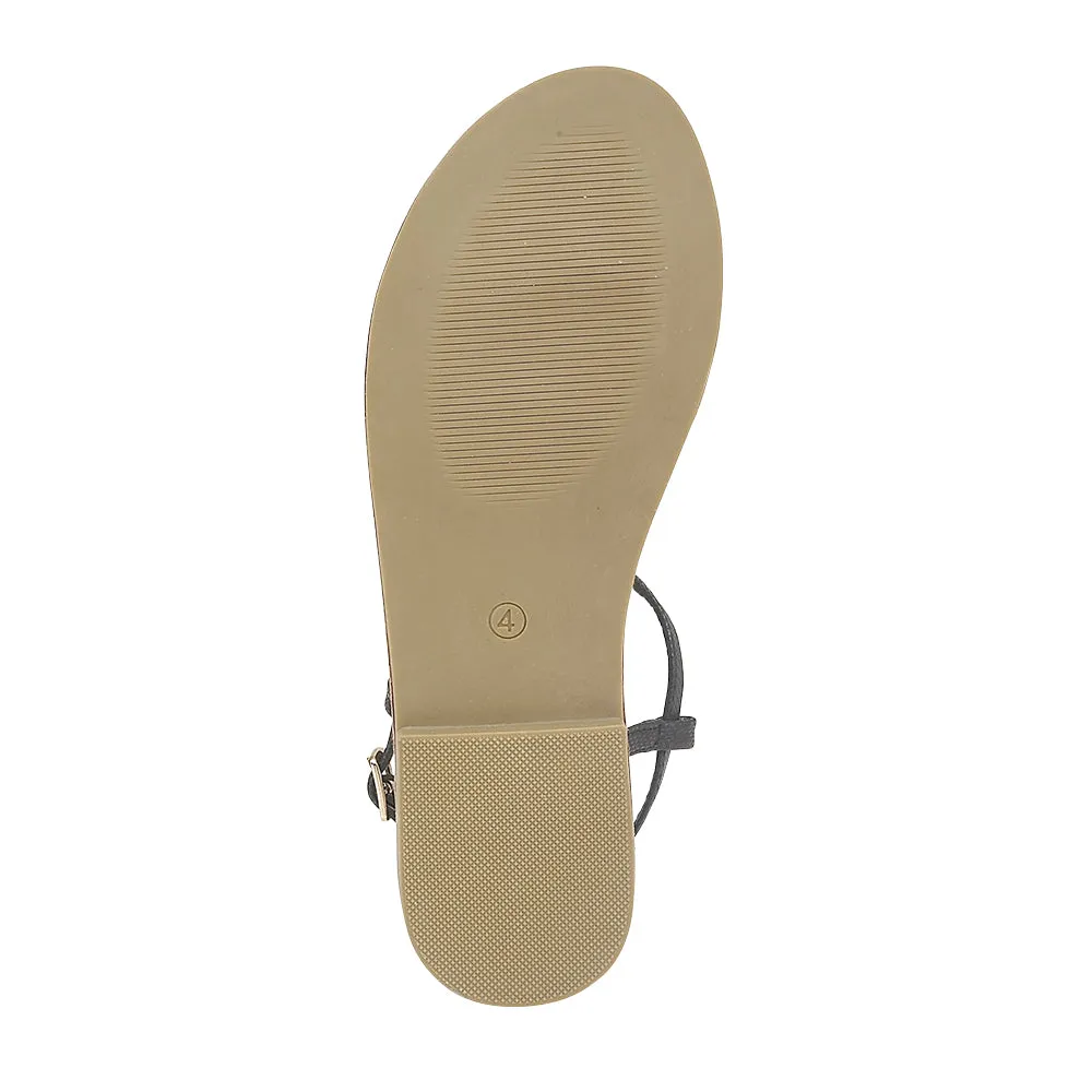 Chaussures plates noires