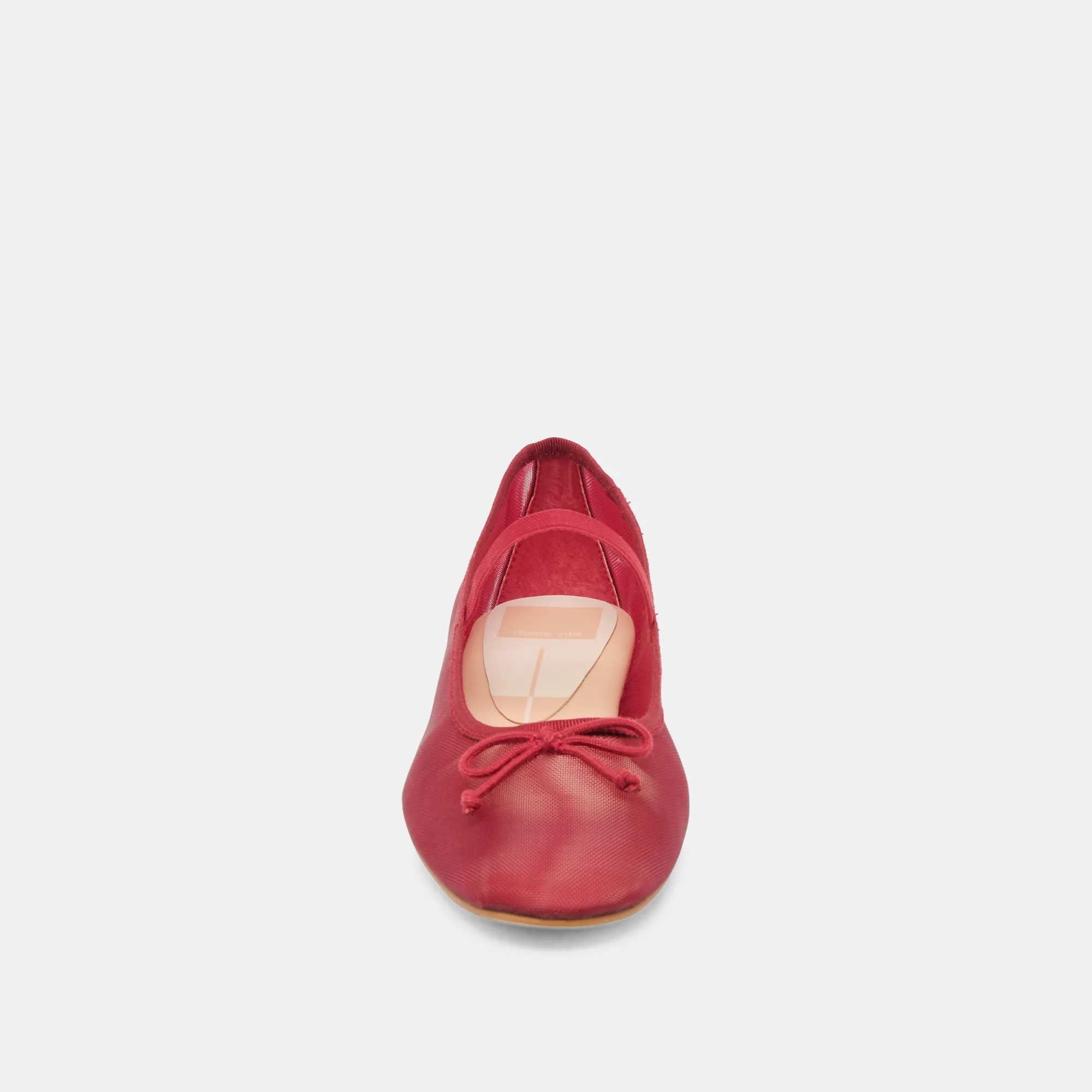 CADEL BALLET FLATS MAILLE CRIMSON