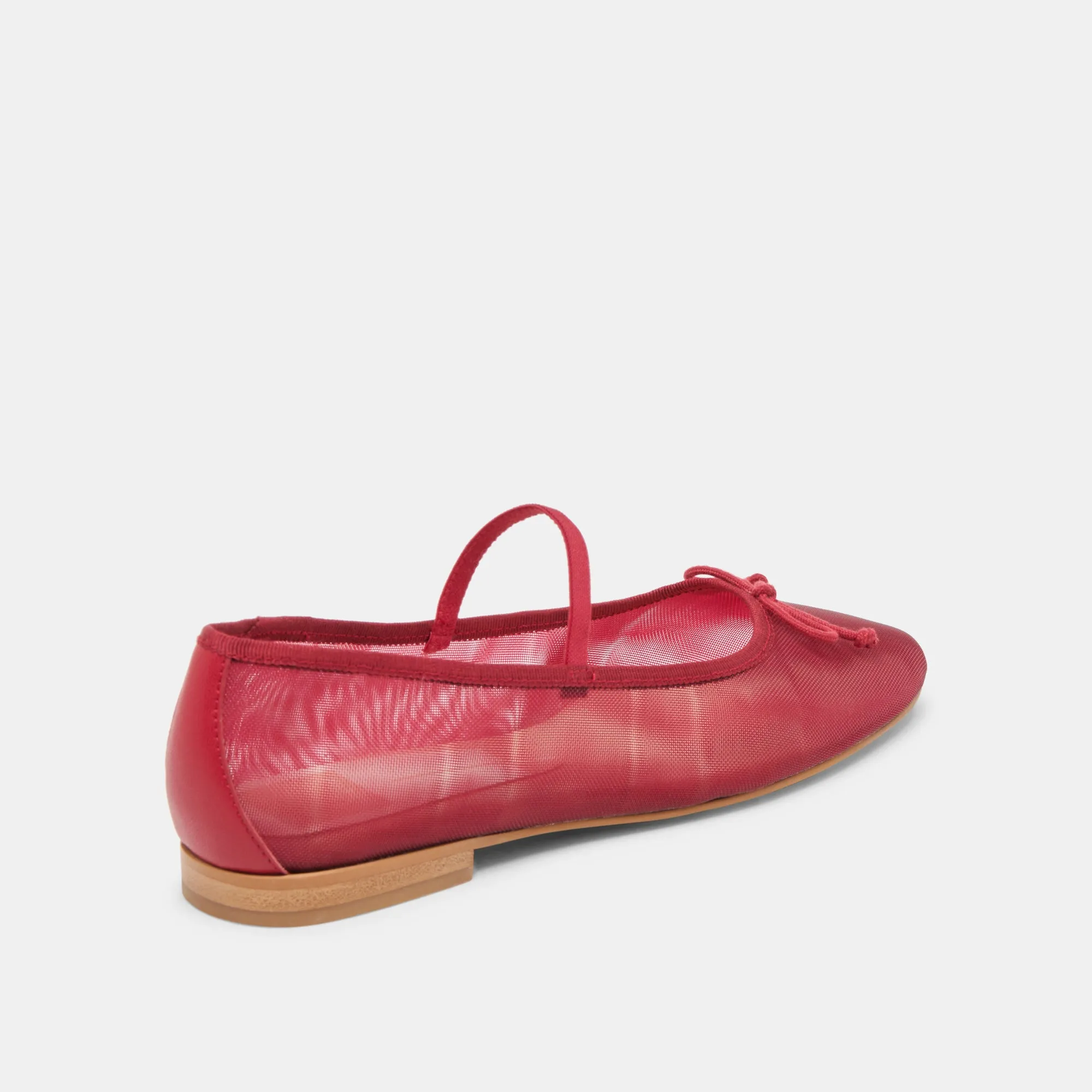 CADEL BALLET FLATS MAILLE CRIMSON