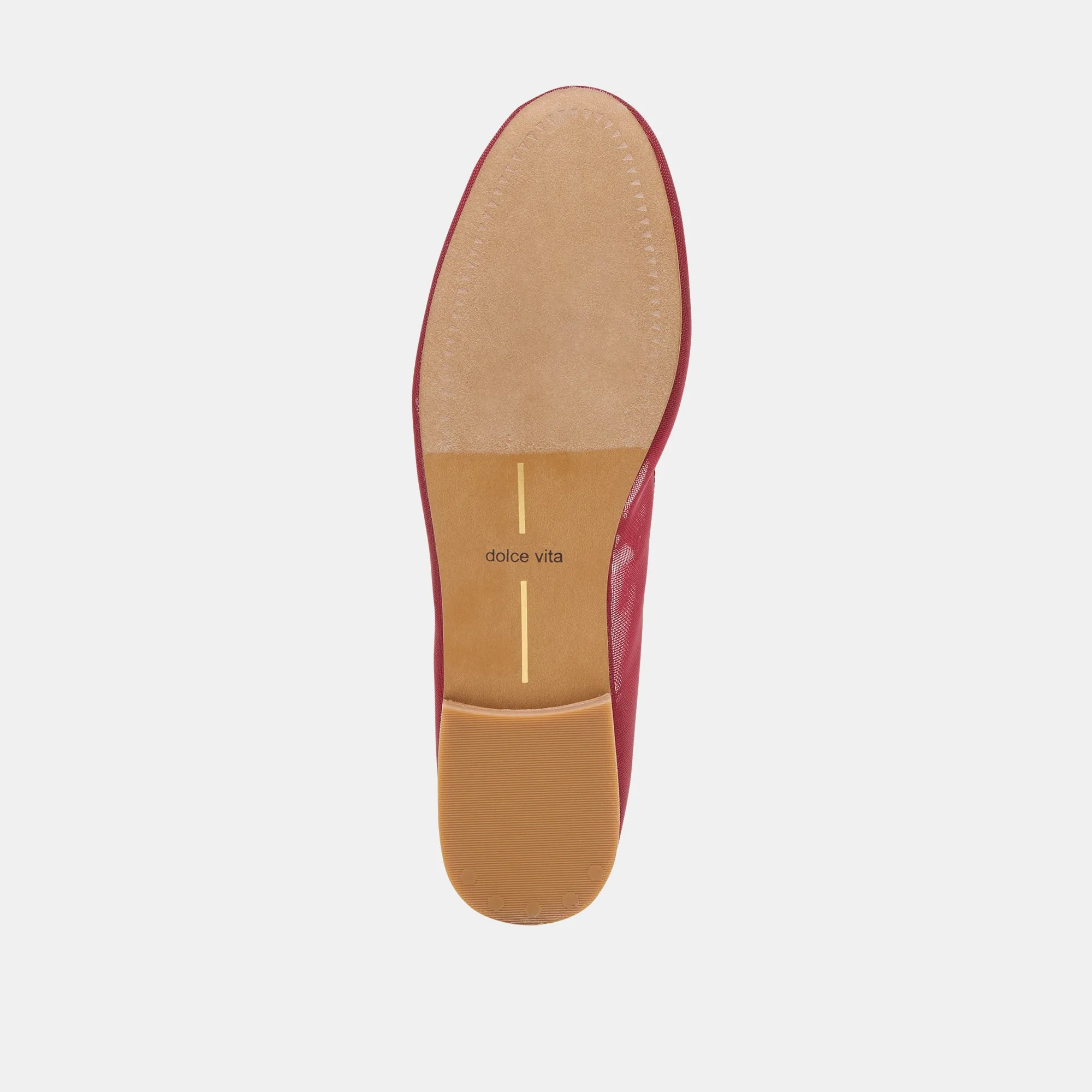 CADEL BALLET FLATS MAILLE CRIMSON