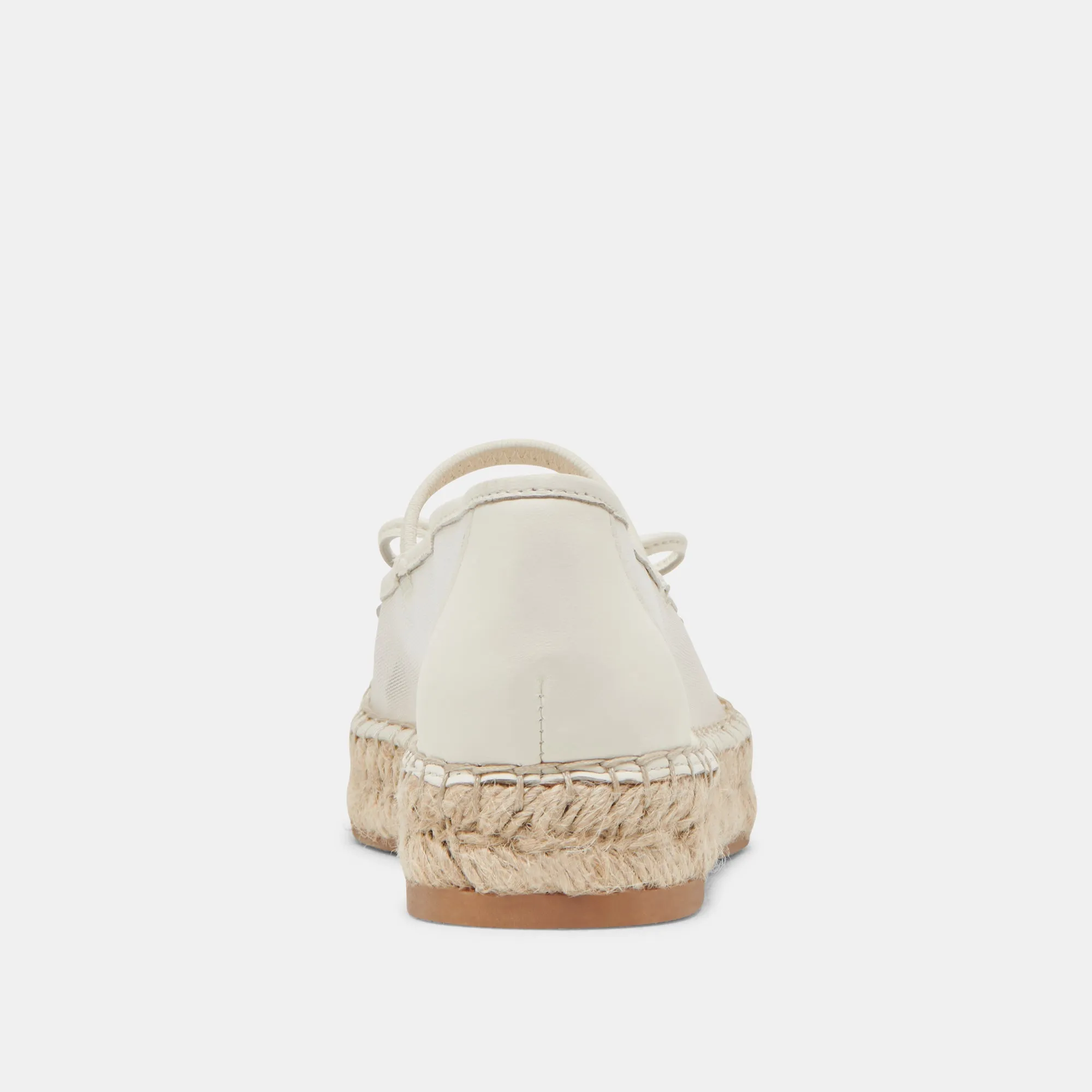 CAMBRE BALLERINES BLANCHES EN MAILLE