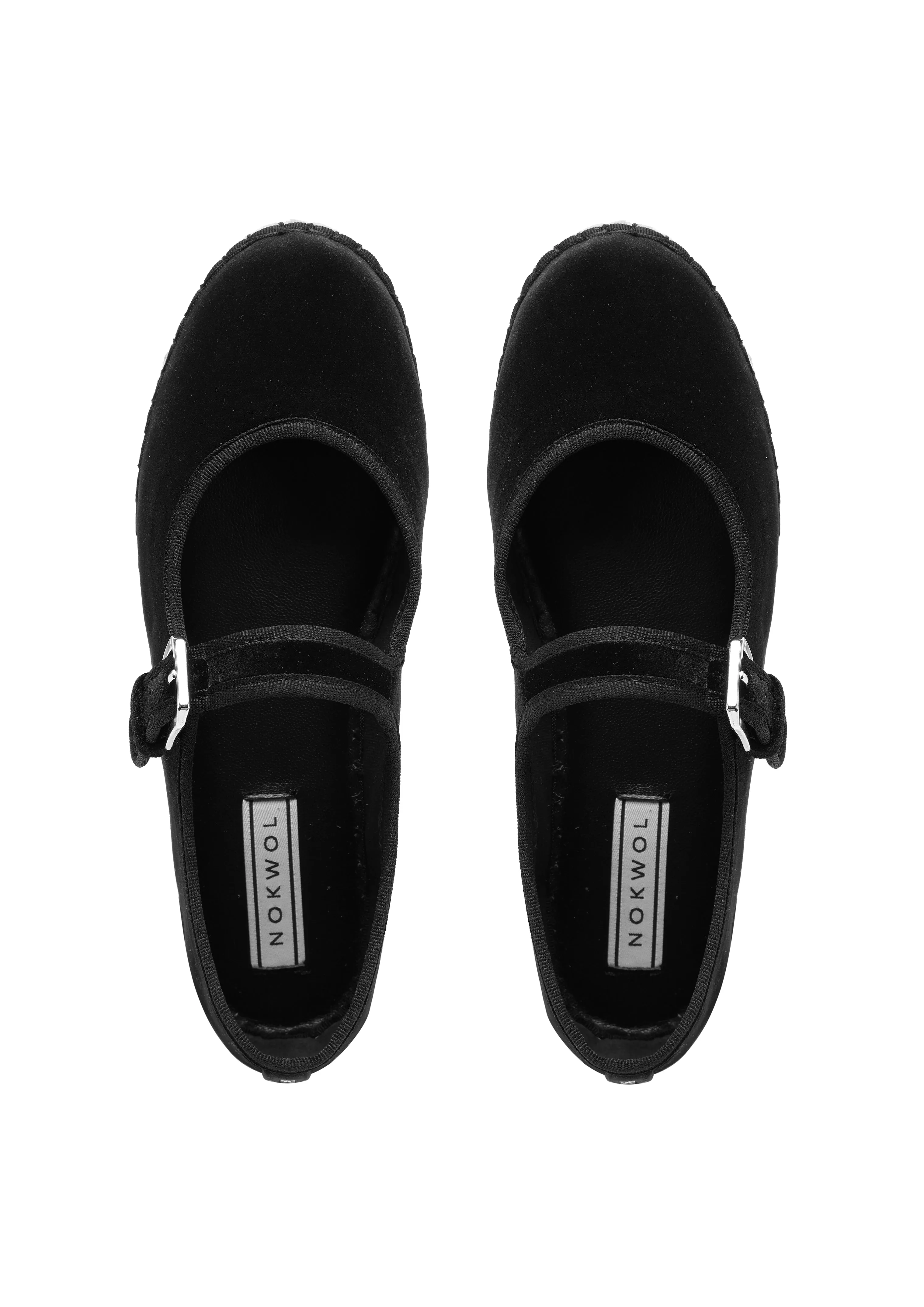 Noir Moulé/Velours Naturel
