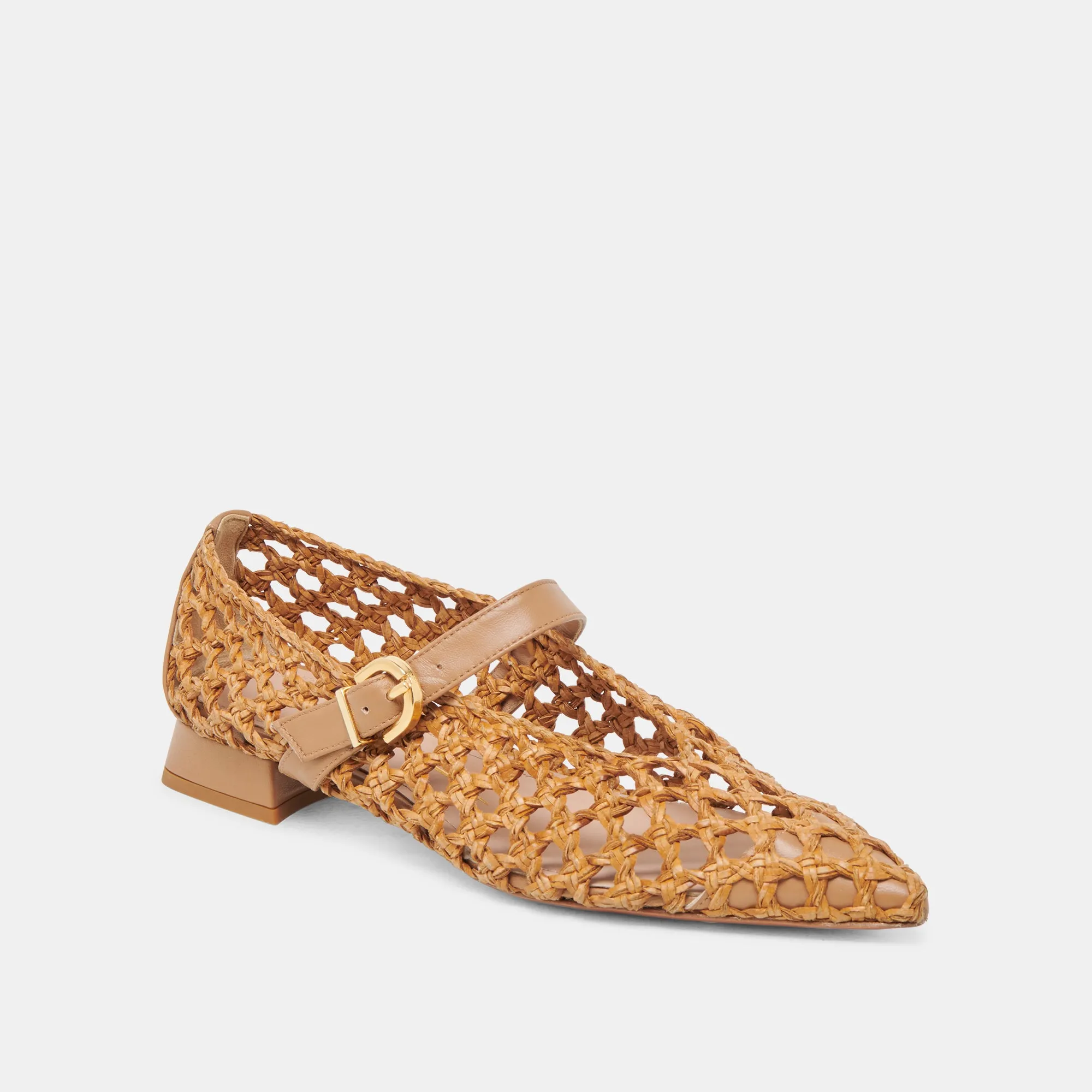 CATY BALLET FLATS NATURAL TISSÉ