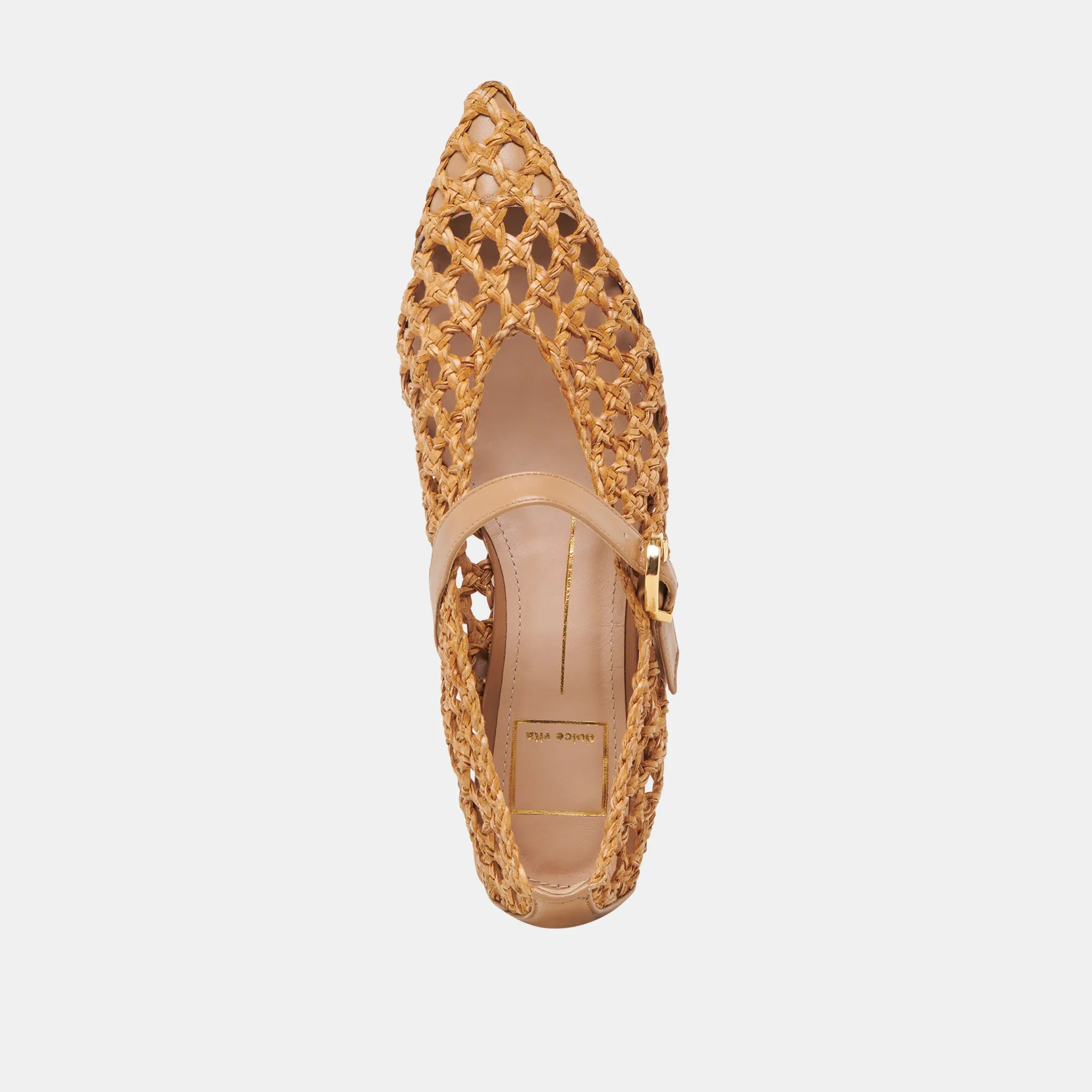 CATY BALLET FLATS NATURAL TISSÉ