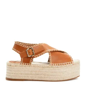 Chloé Chaussures Lucinda Plateforme Espadrille, Ocre Lumineux