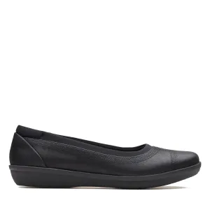 Clarks Ayla Low en Textile Noir