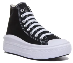 Converse 568497C CT All Star Hi Trainer en Noir et Blanc pour Femme Chaussures Converse