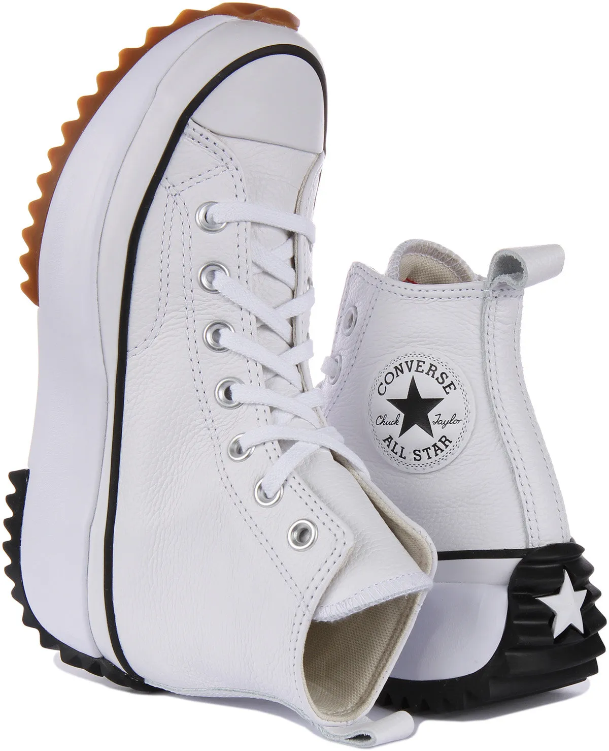 Converse A04293C en cuir blanc avec semelle gomme Converse