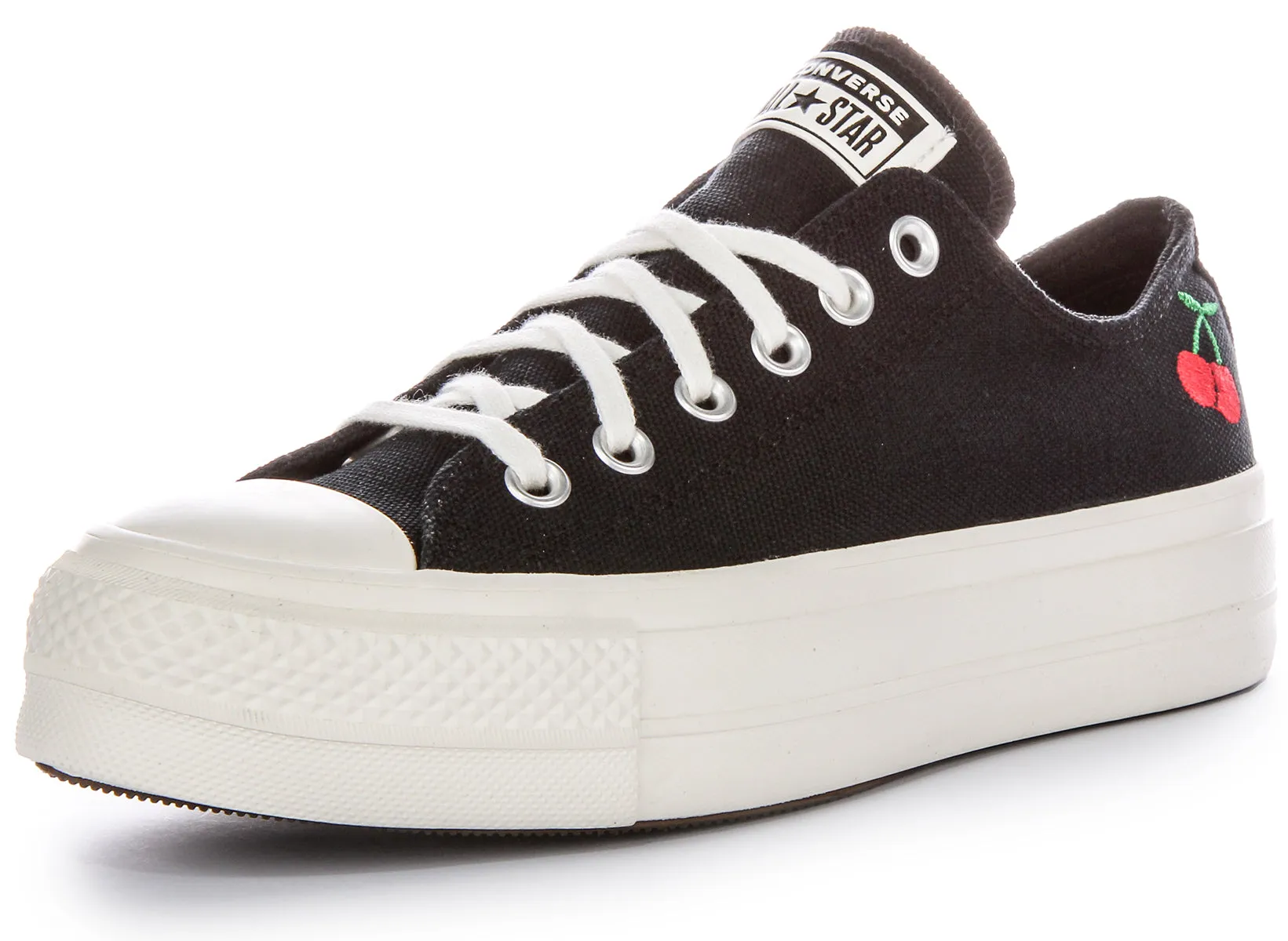 Converse All Star Lift Plateforme A08862C en Chaussures Noires Cerises Converse