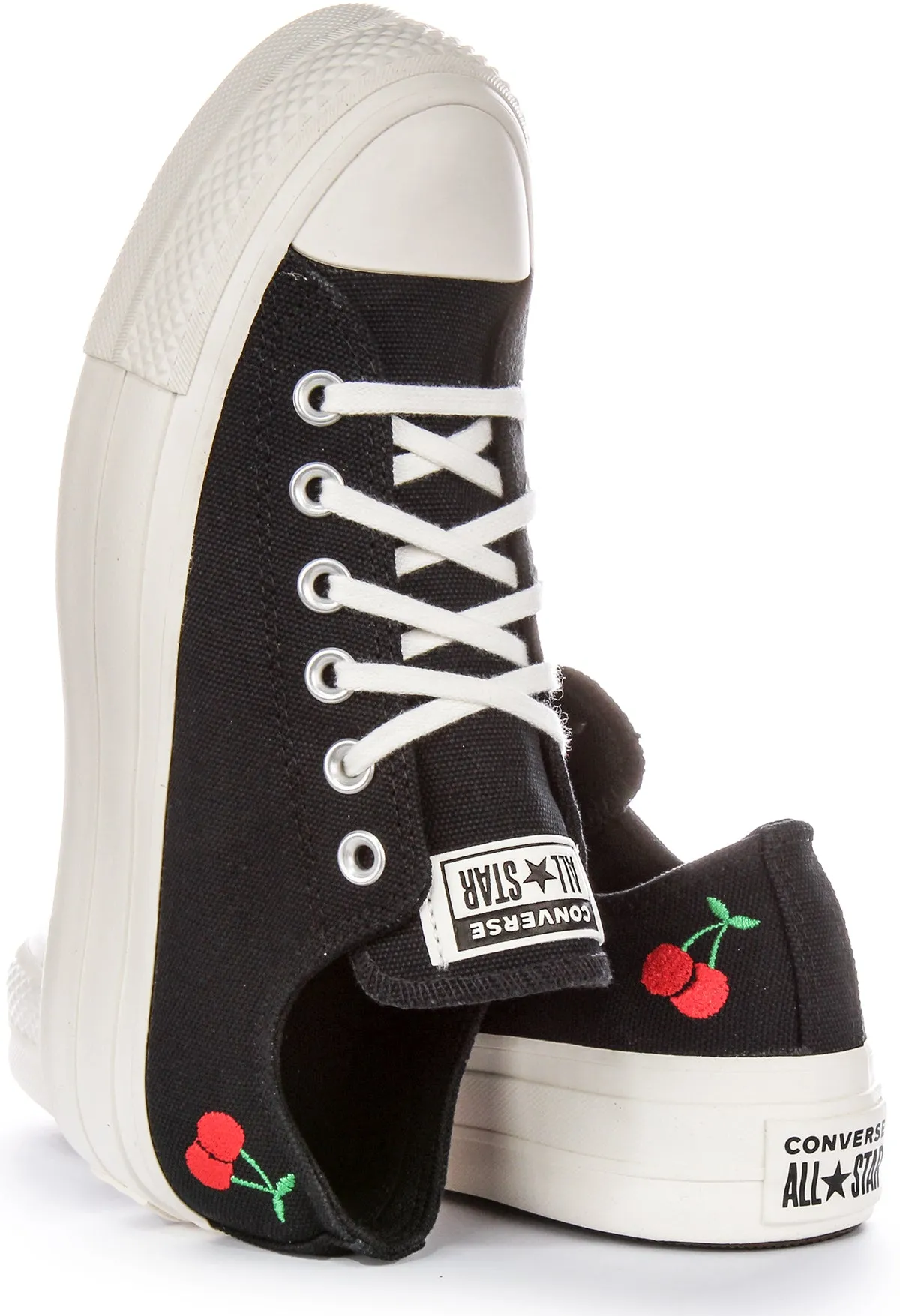 Converse All Star Lift Plateforme A08862C en Chaussures Noires Cerises Converse