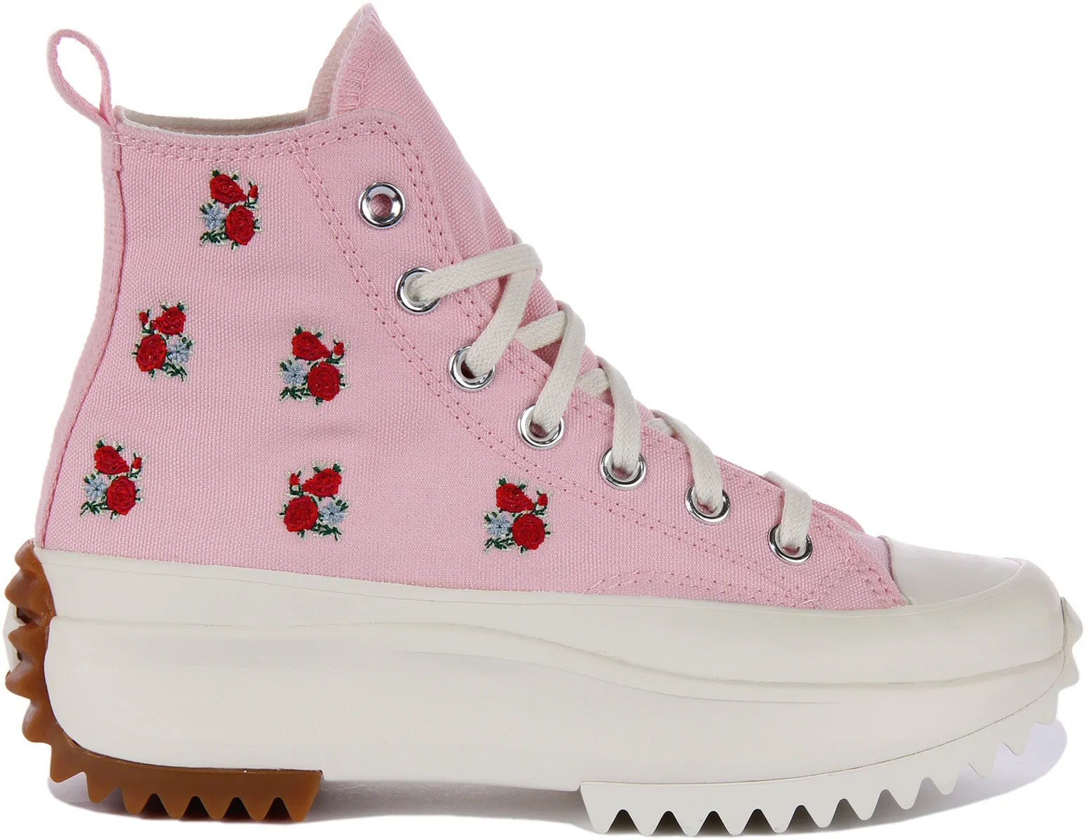 Converse Run Star Hike A05192C En Cœurs Roses dans des Chaussures Converse Roses