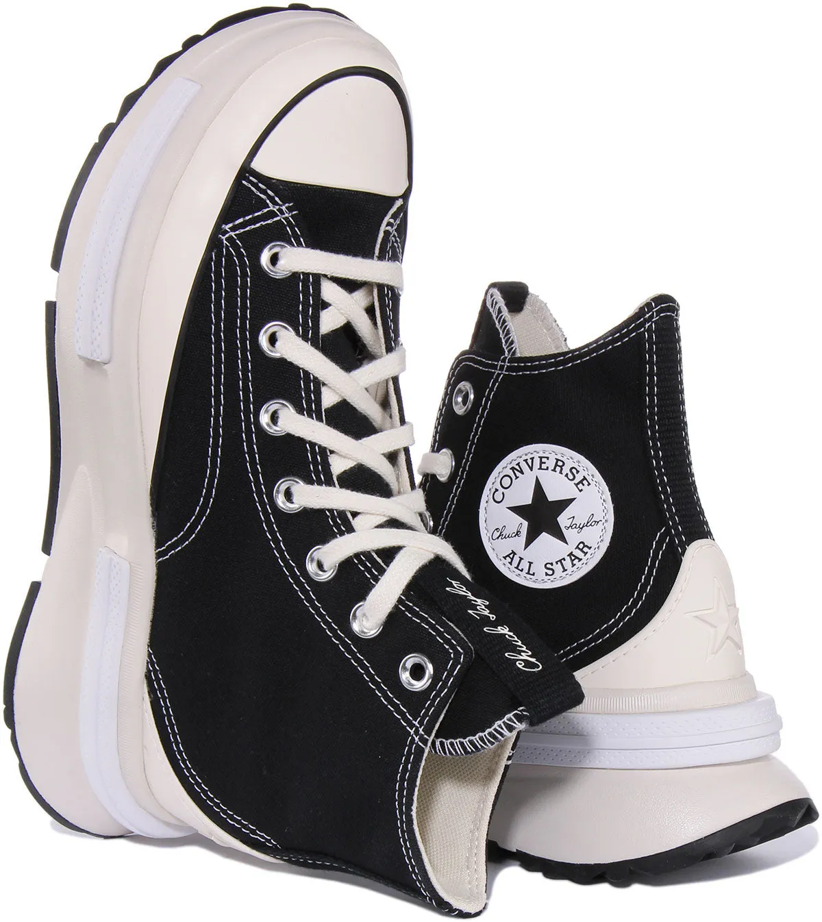 Converse Run Star Legacy CX A00869C en Noir et Blanc Chaussures Converse