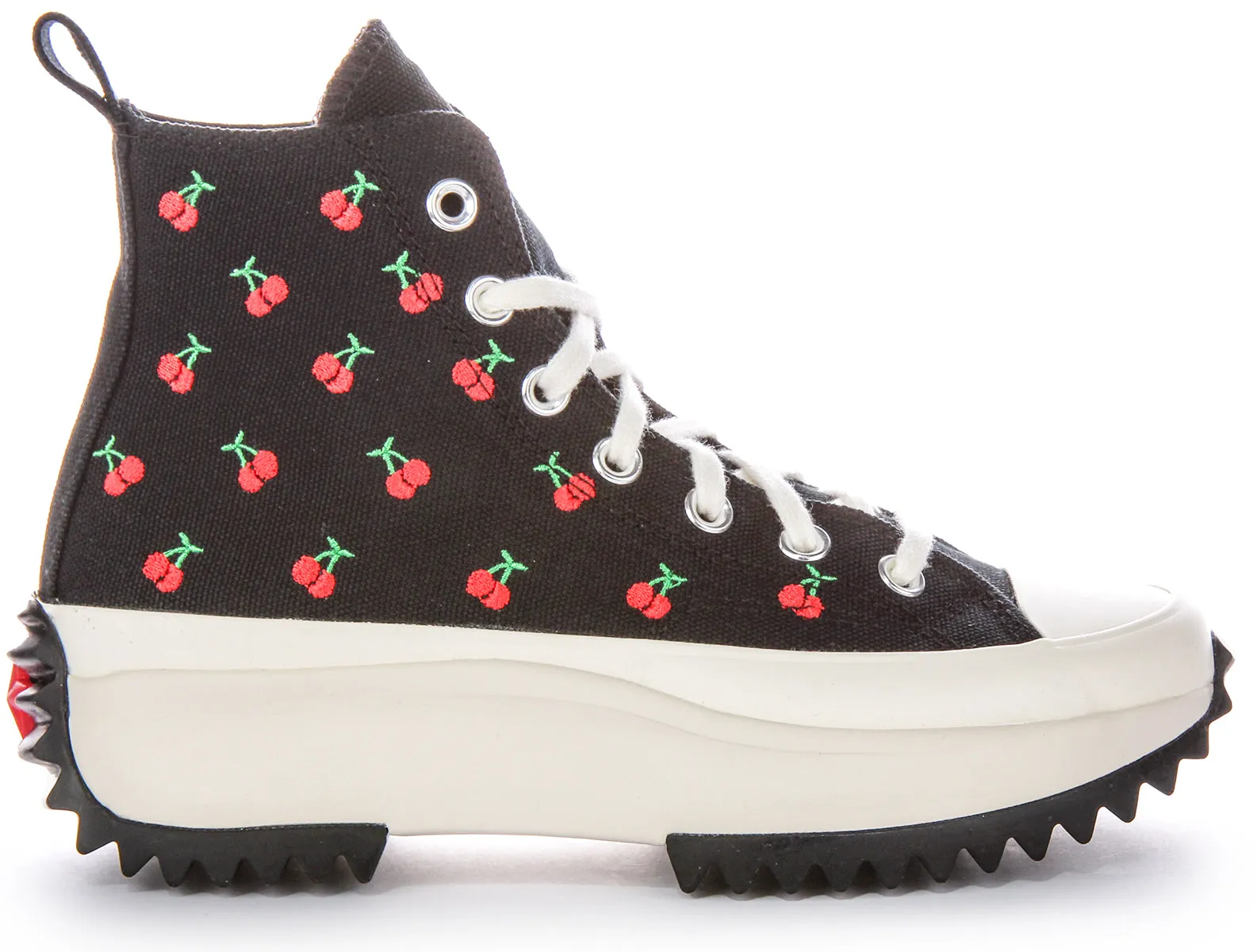Chaussures Converse RunStar Hike A08113C en Noir Cerises Rouges