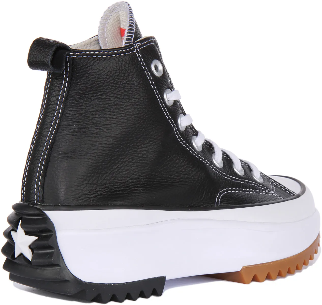 Converse Runstar Hike Plateforme Hi A04292C En Noir Blanc Chaussures Converse