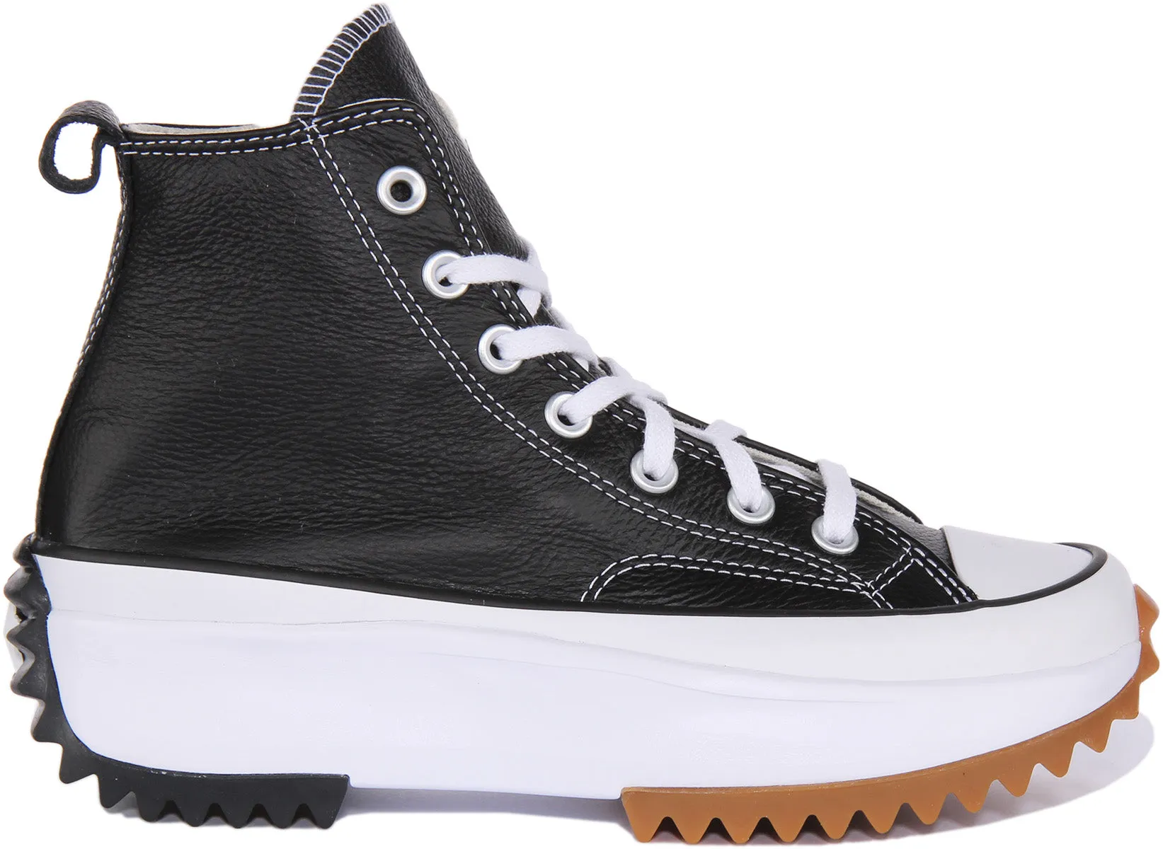 Converse Runstar Hike Plateforme Hi A04292C En Noir Blanc Chaussures Converse