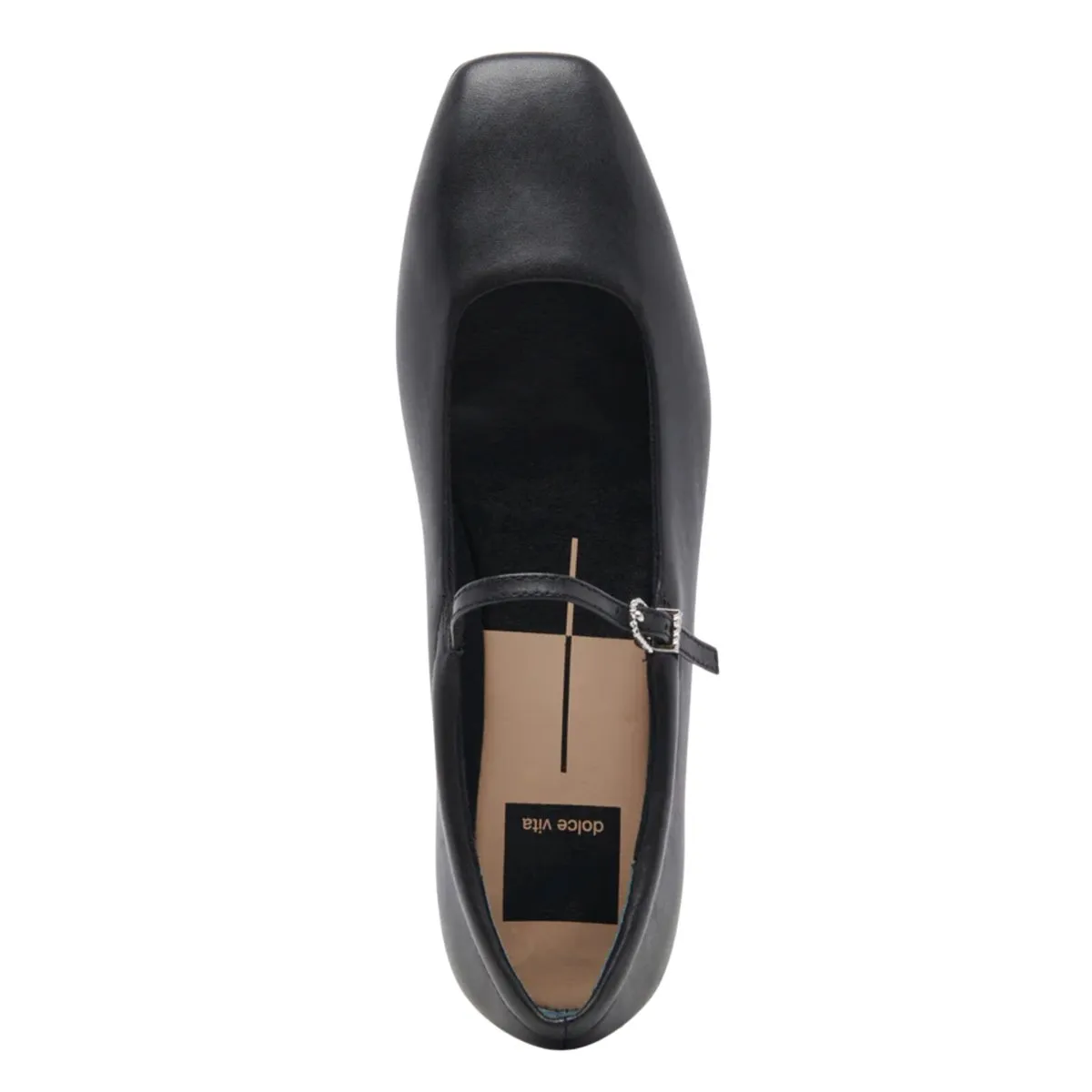 Dolce Vita Ballerines Reyes pour Femme en Cuir Noir