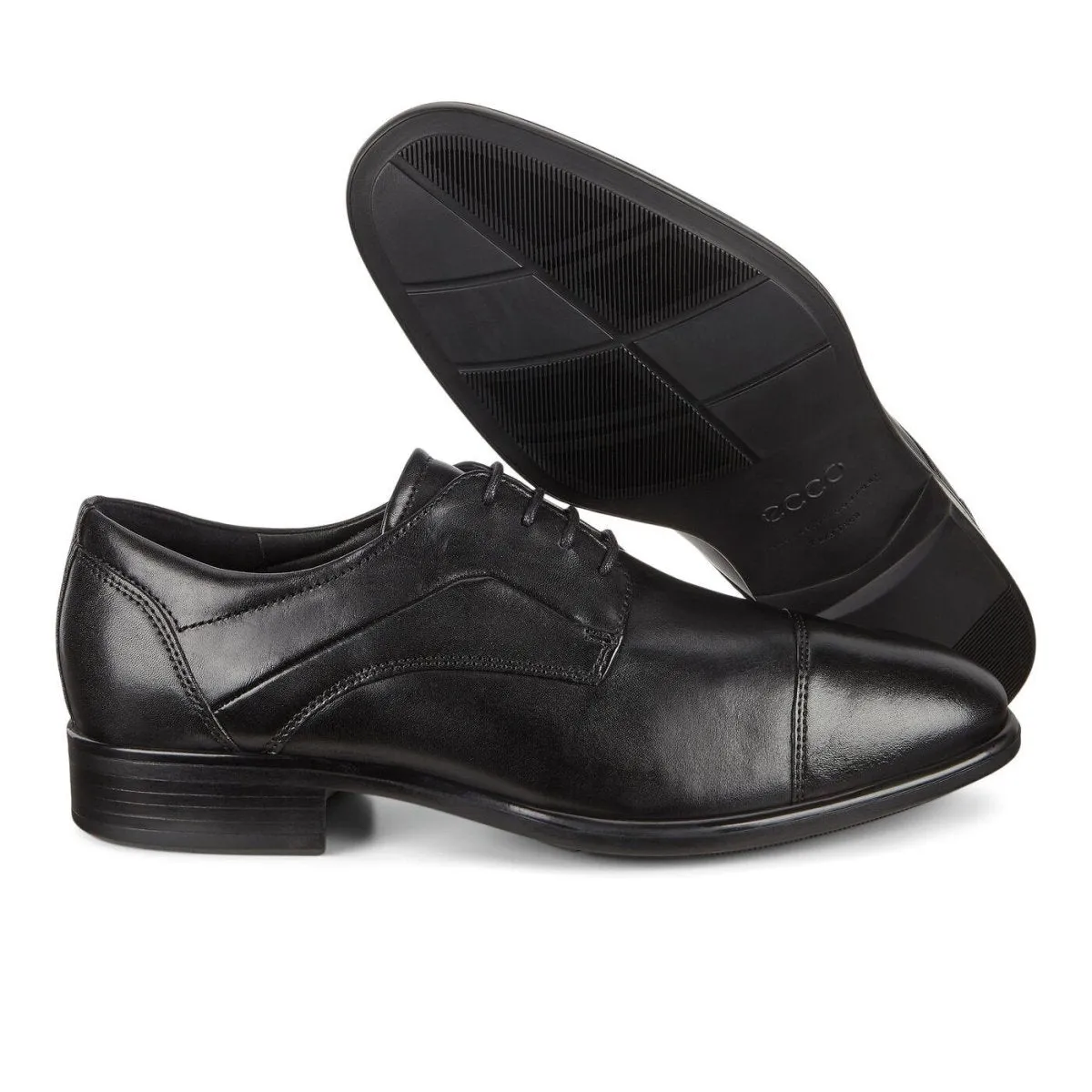 Chaussure Derby City Tray pour Homme ECCO Noir