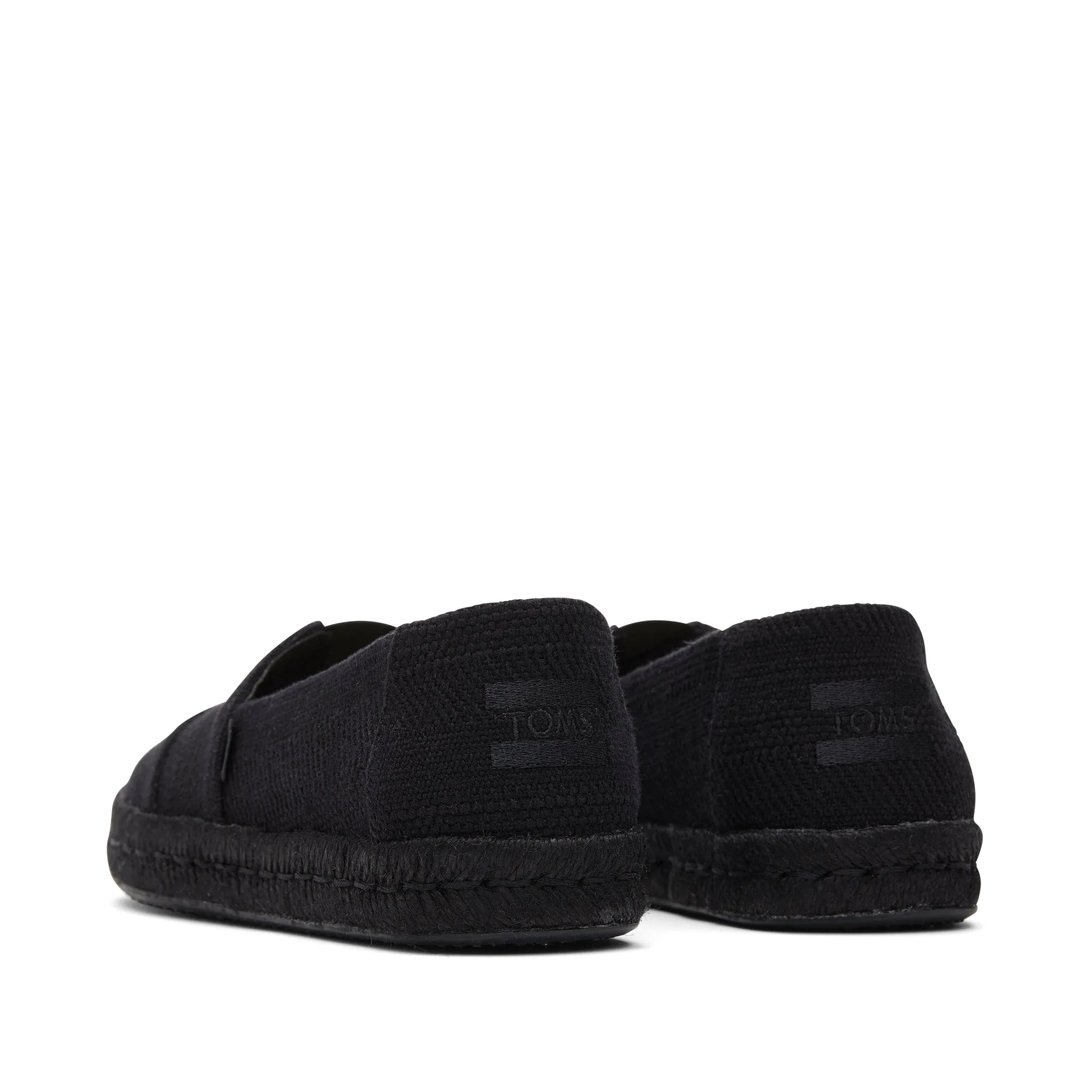 Alpargata Écologique en Corde 2.0 Noir Lin Espadrille pour Confort et Style