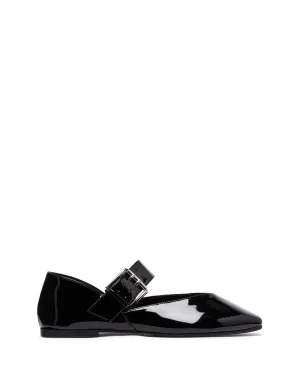 Erinn Ballerine Noir Vernis