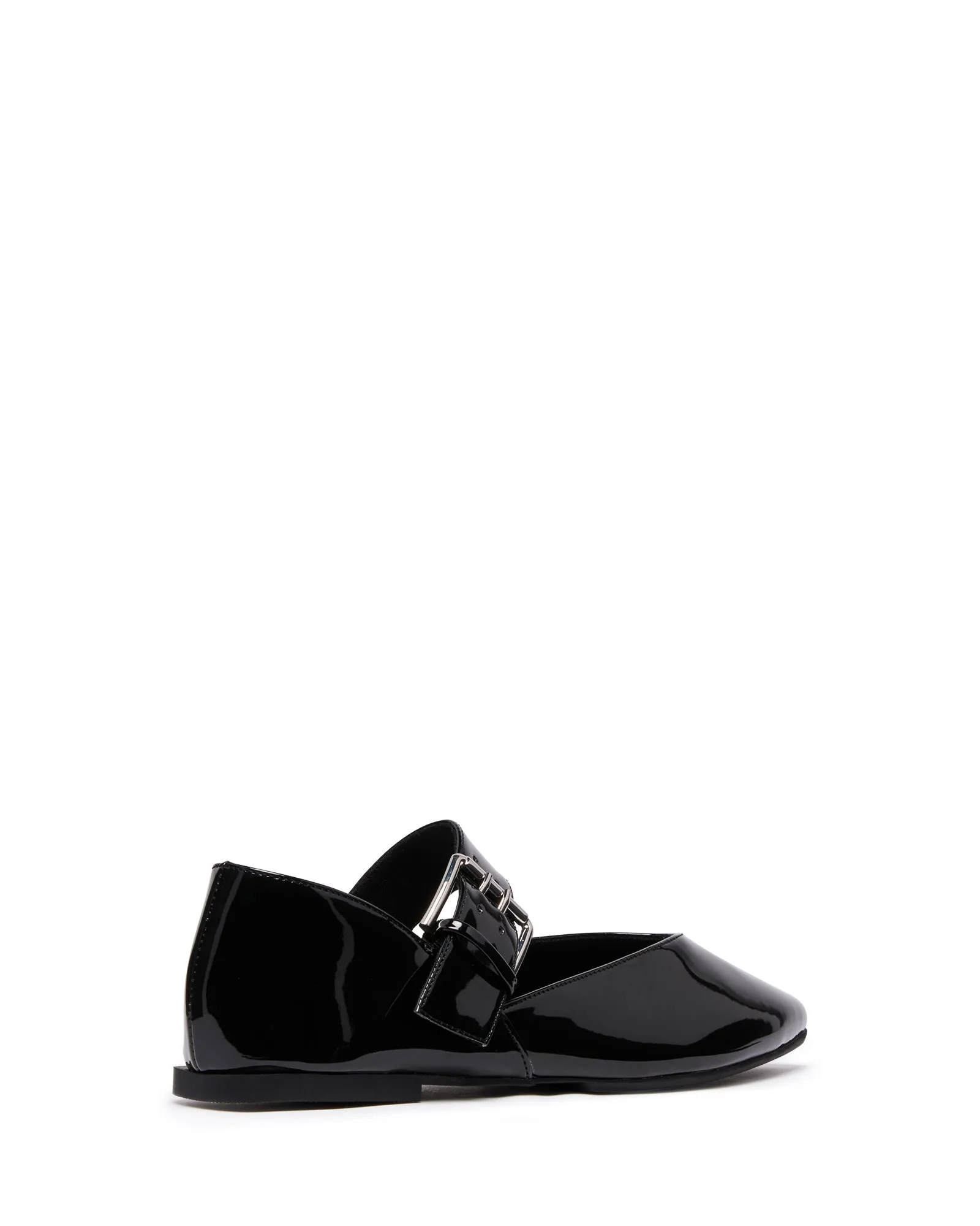 Erinn Ballerine Noir Vernis