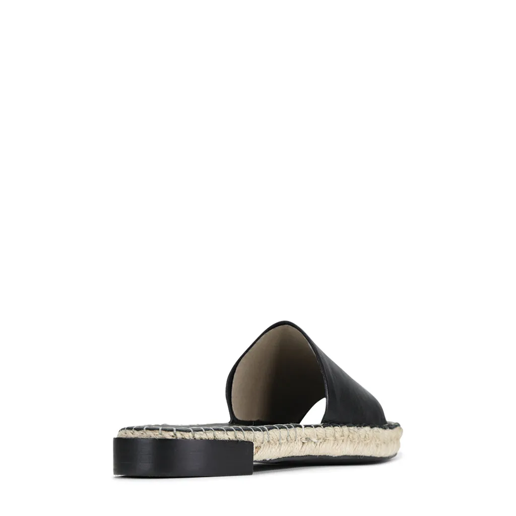 ESPADRILLE EN CUIR ESP À ENFILER