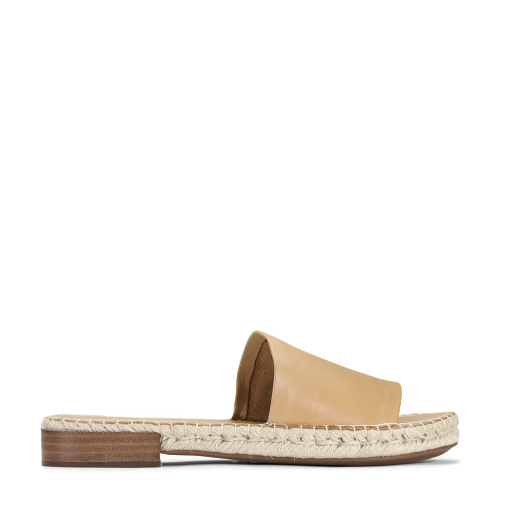ESPADRILLE EN CUIR ESP À ENFILER